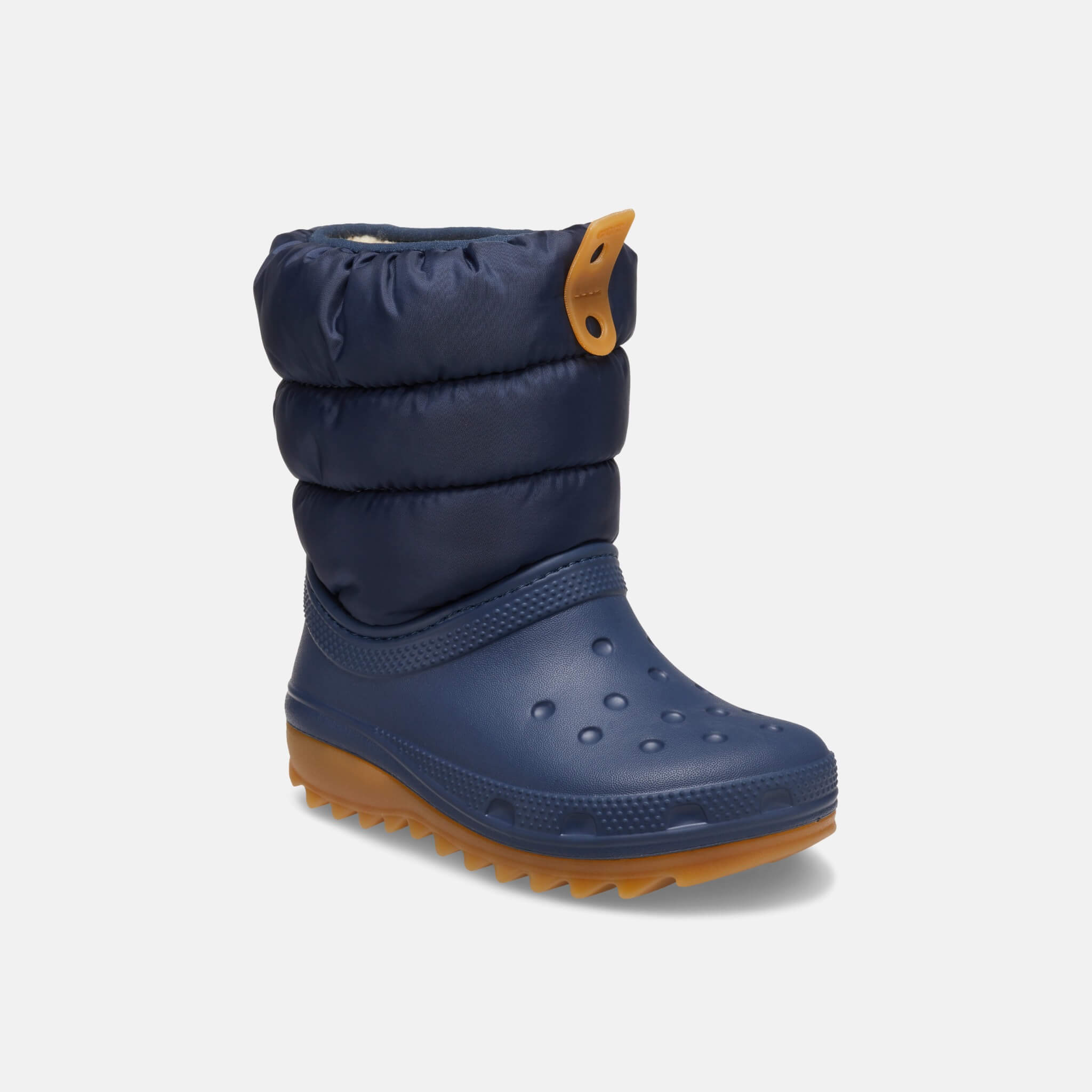 Crocs Kids Classic Neo Puff Boot Navy/Gum