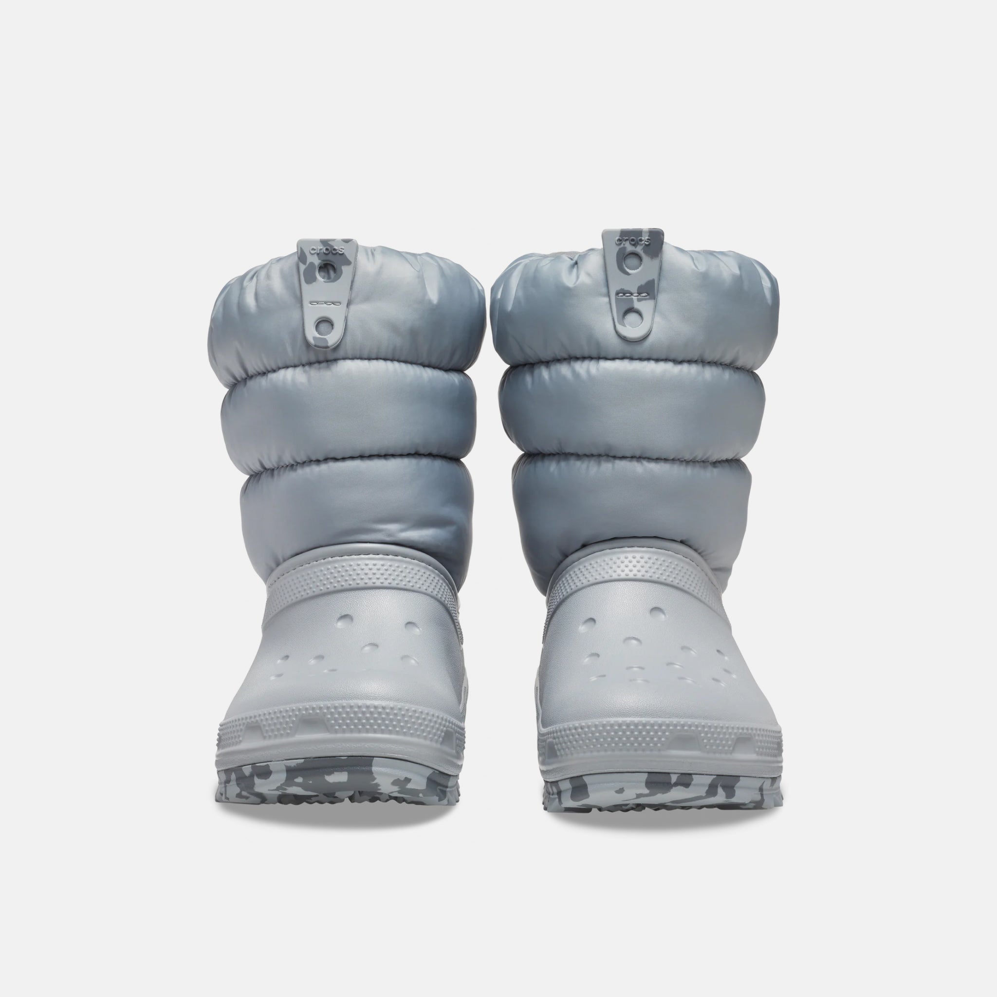 Crocs Kids Classic Neo Puff Boot Light Grey