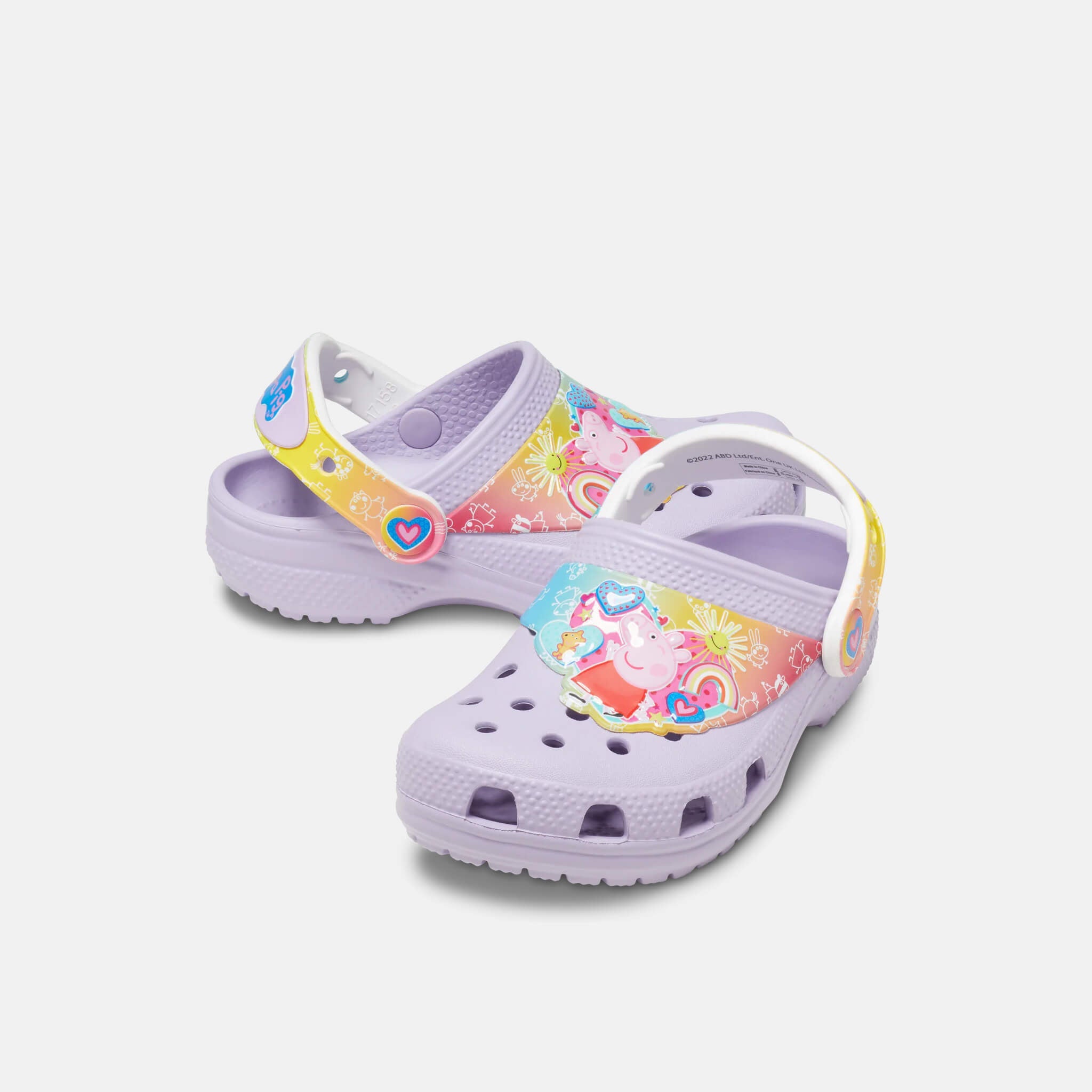 Crocs Kids Classic Fun Lab I Am Peppa Pig Clog Lavender