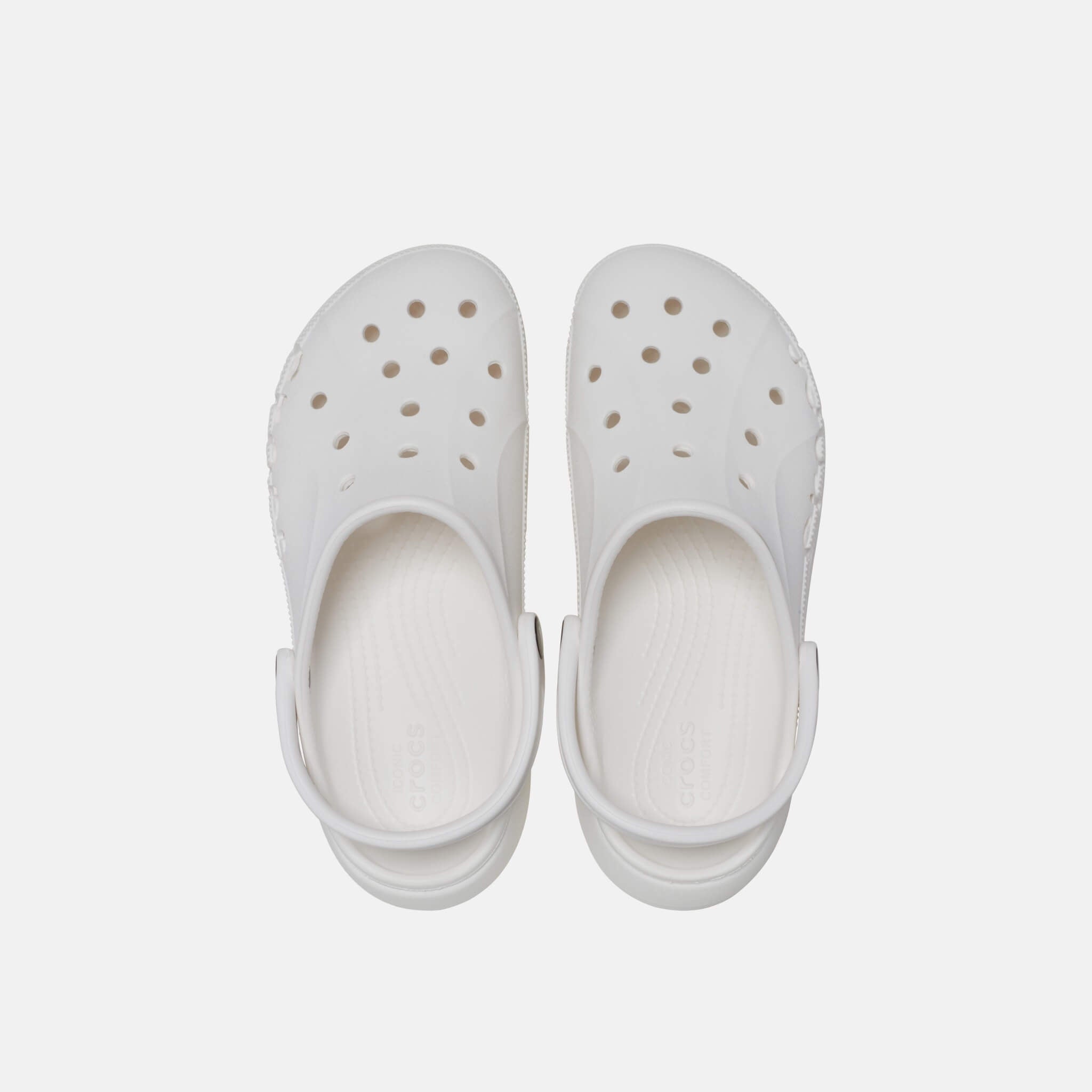 Crocs Baya Platform Clog White