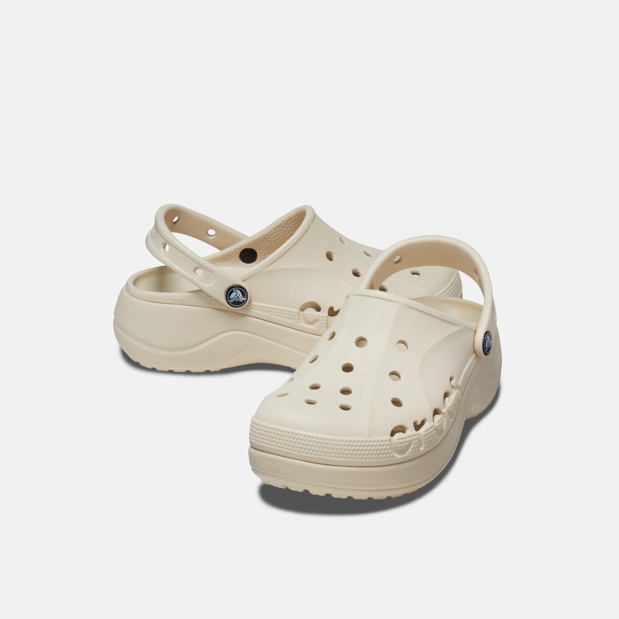 Crocs Baya Platform Clog Winter White