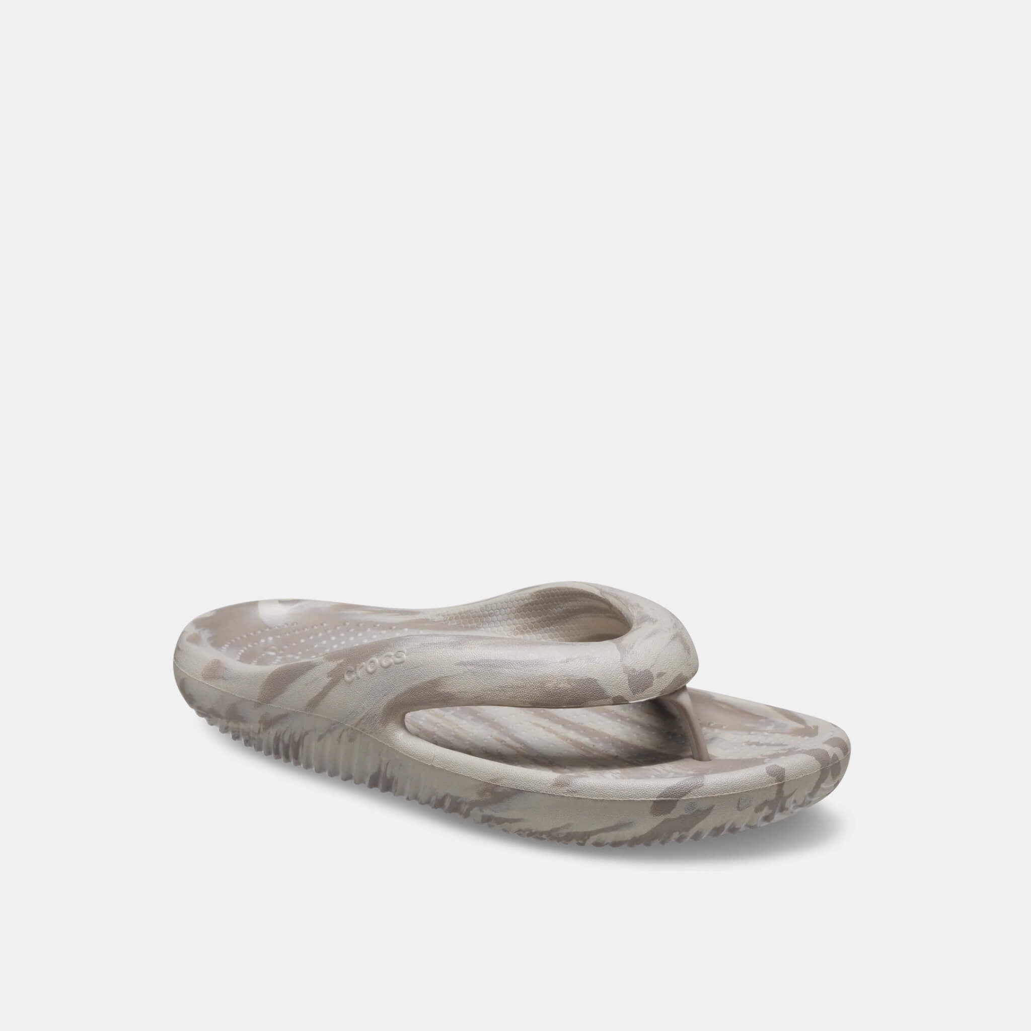 Crocs Mellow Marbled Flip Mushroom/Cobblestone