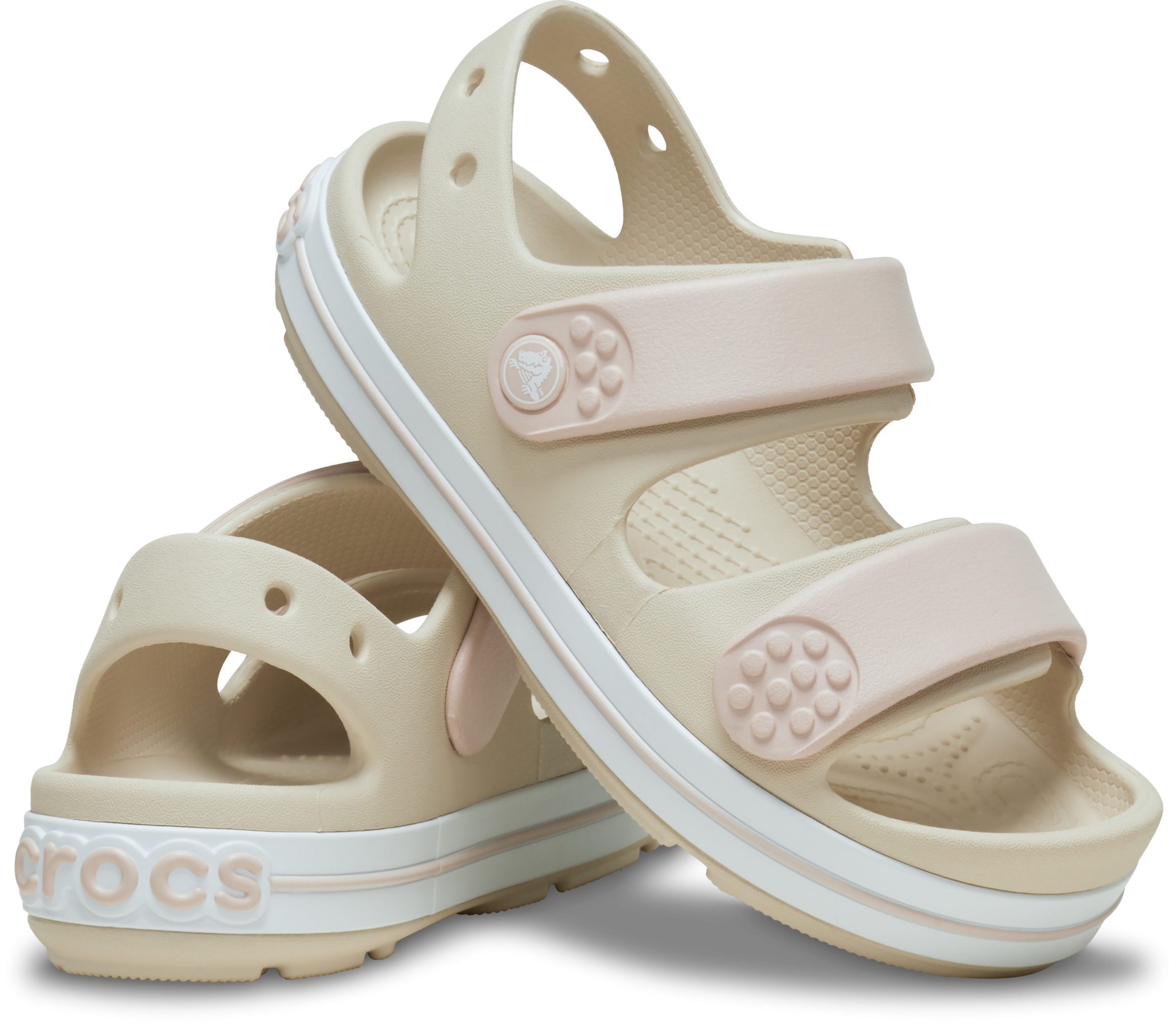 Crocs Kids Crocband Cruiser Sandal Sandstone