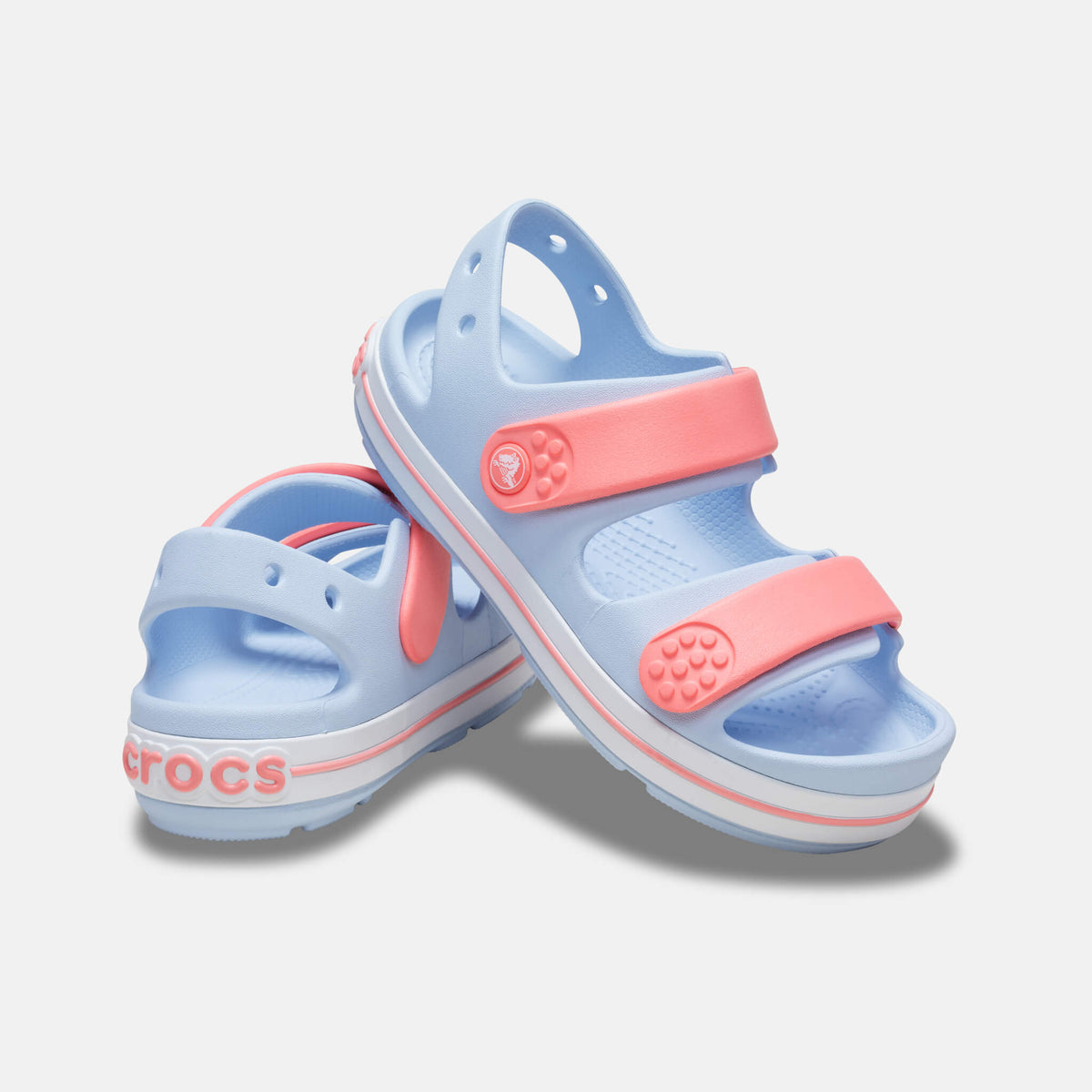 Crocs Kids Crocband Cruiser Sandal Blue Frost/Guava