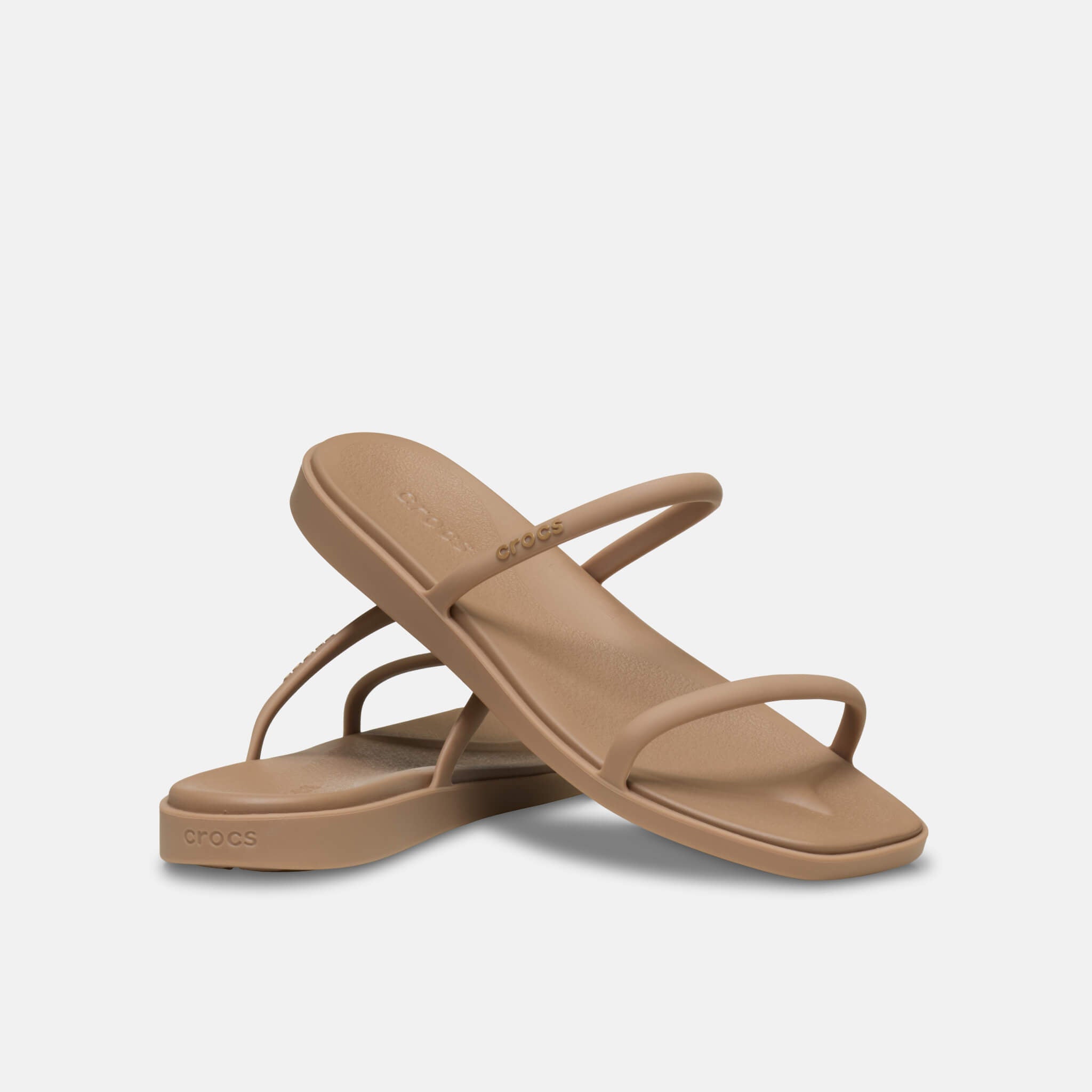 Crocs Miami Two Strap Sandal Milk Chocolate