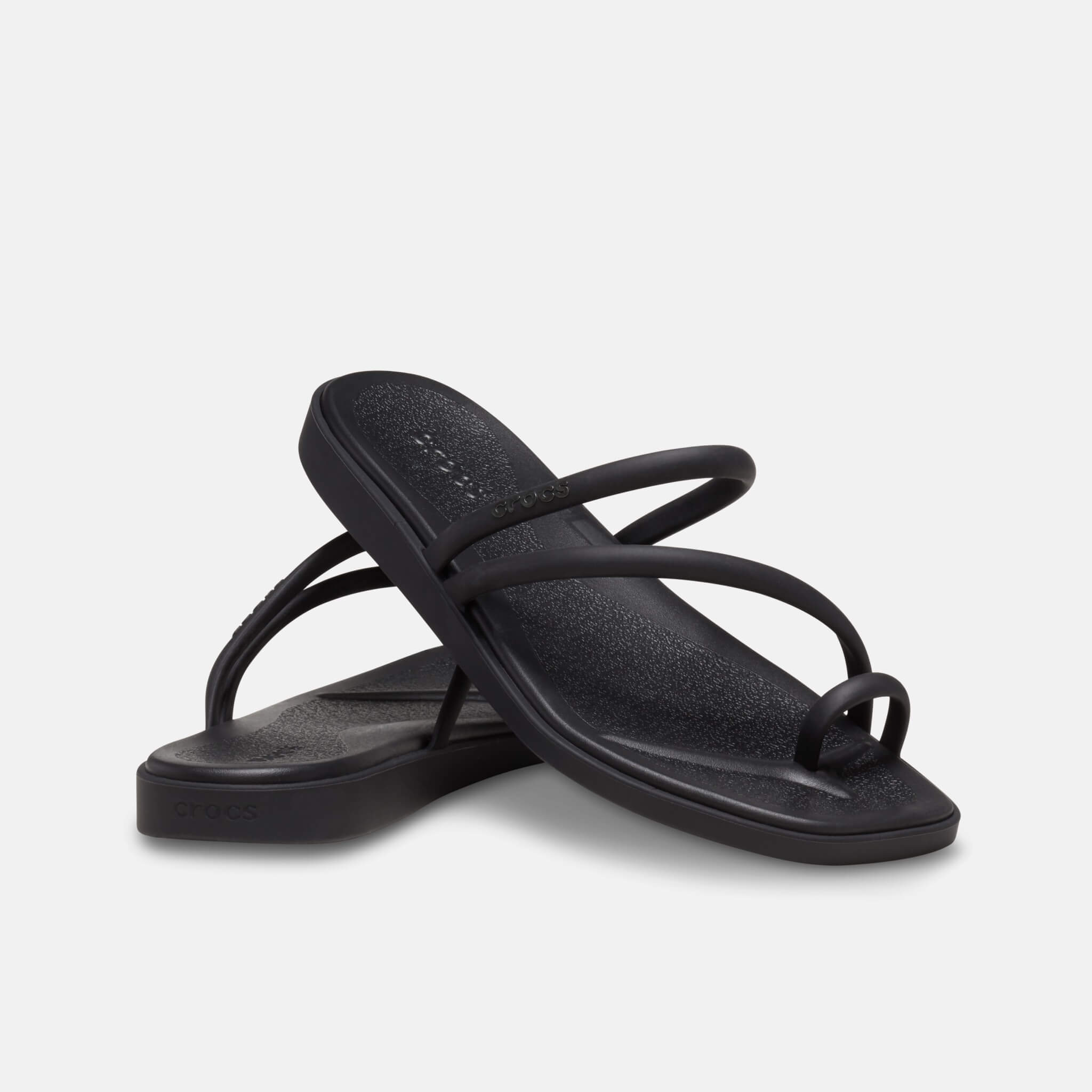 Crocs Miami Toe Loop Sandal Black