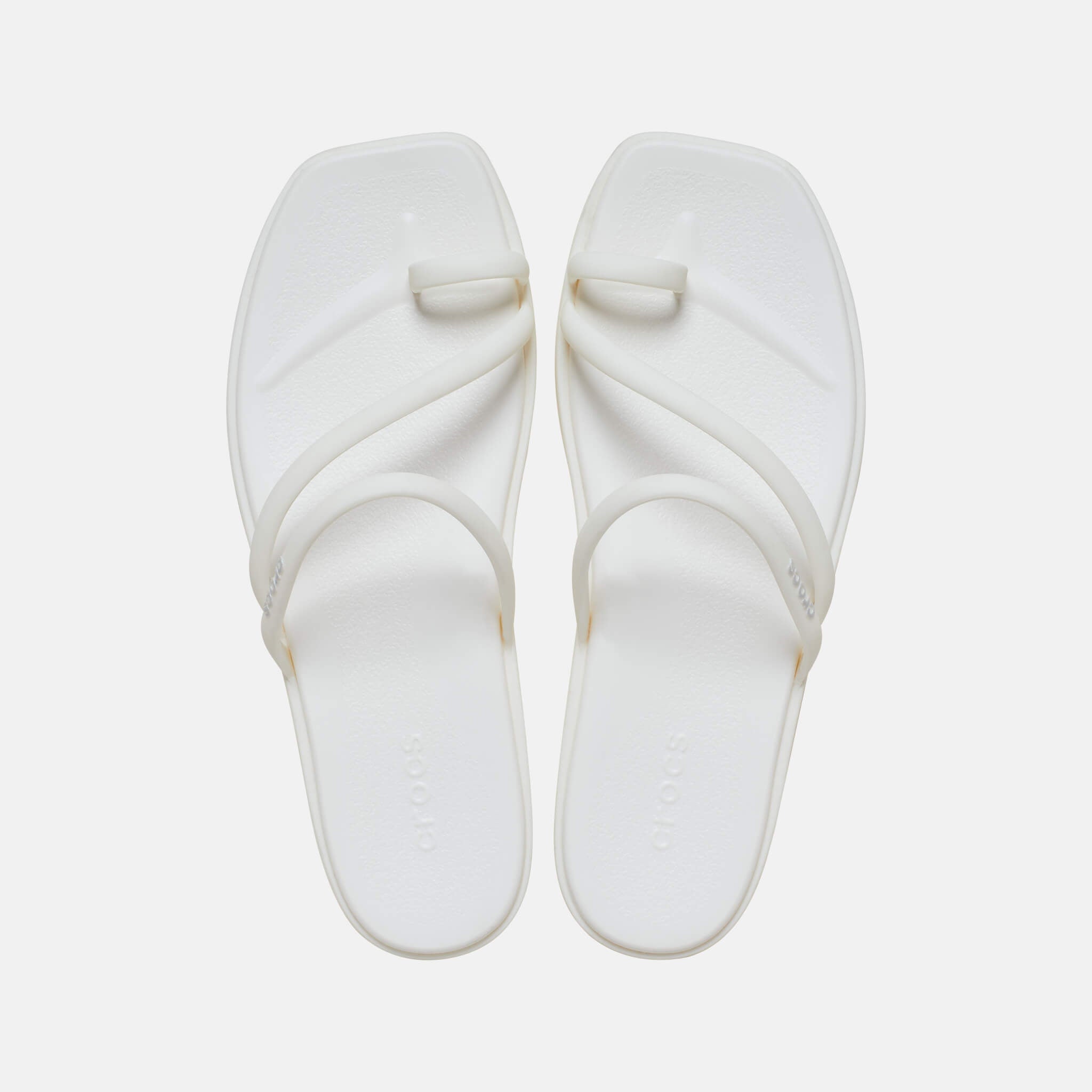Crocs Miami Toe Loop Sandal Chalk