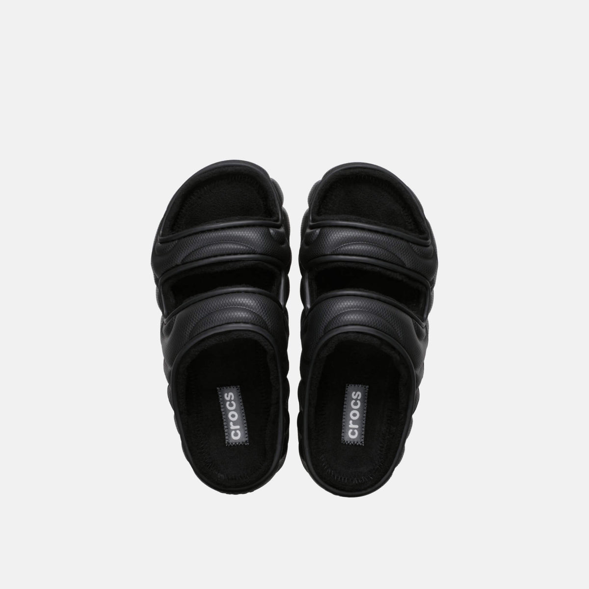 Crocs Classic Cozzzy Overpuff Sandal Black