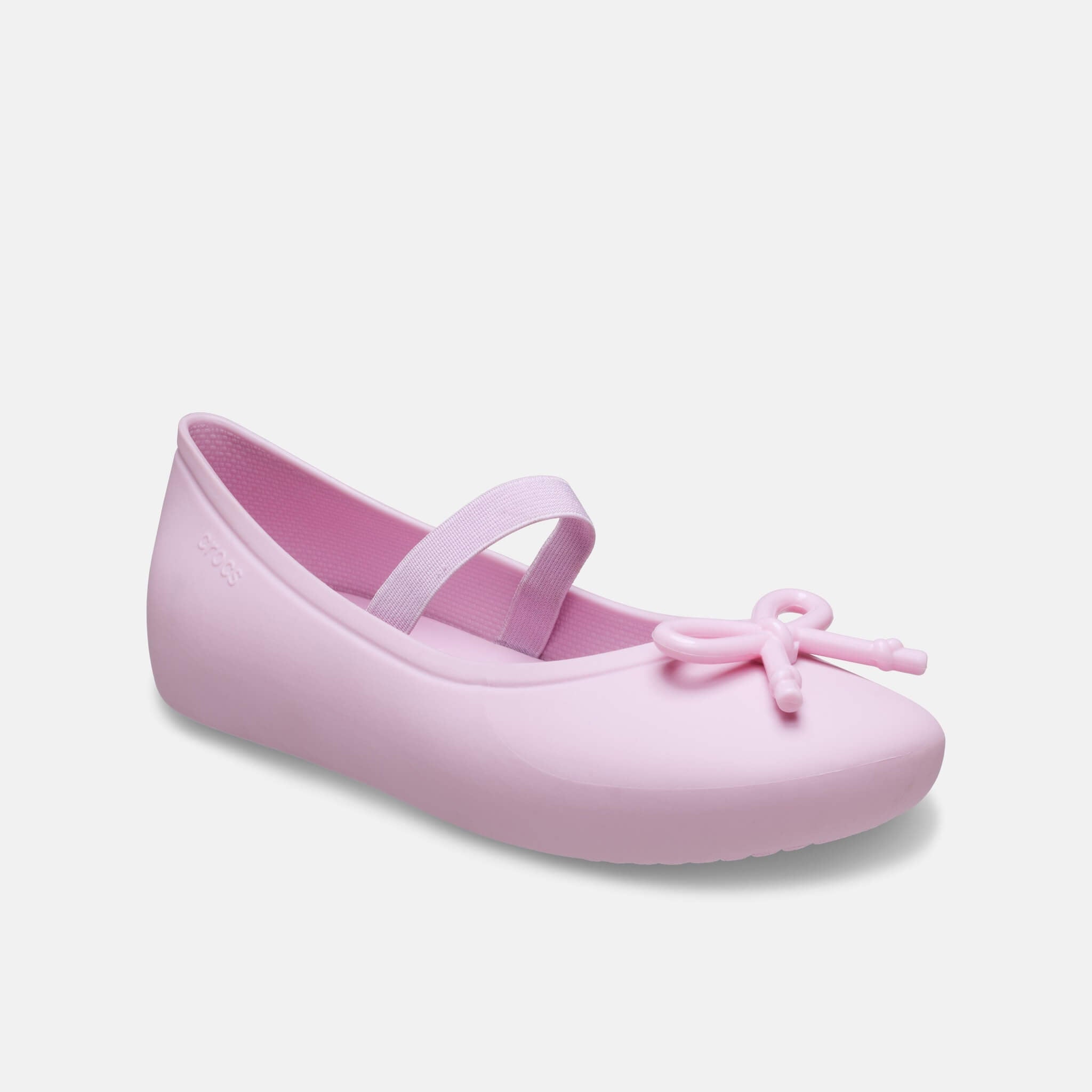 Crocs Kids Brooklyn Bow Flat Ballerina Pink
