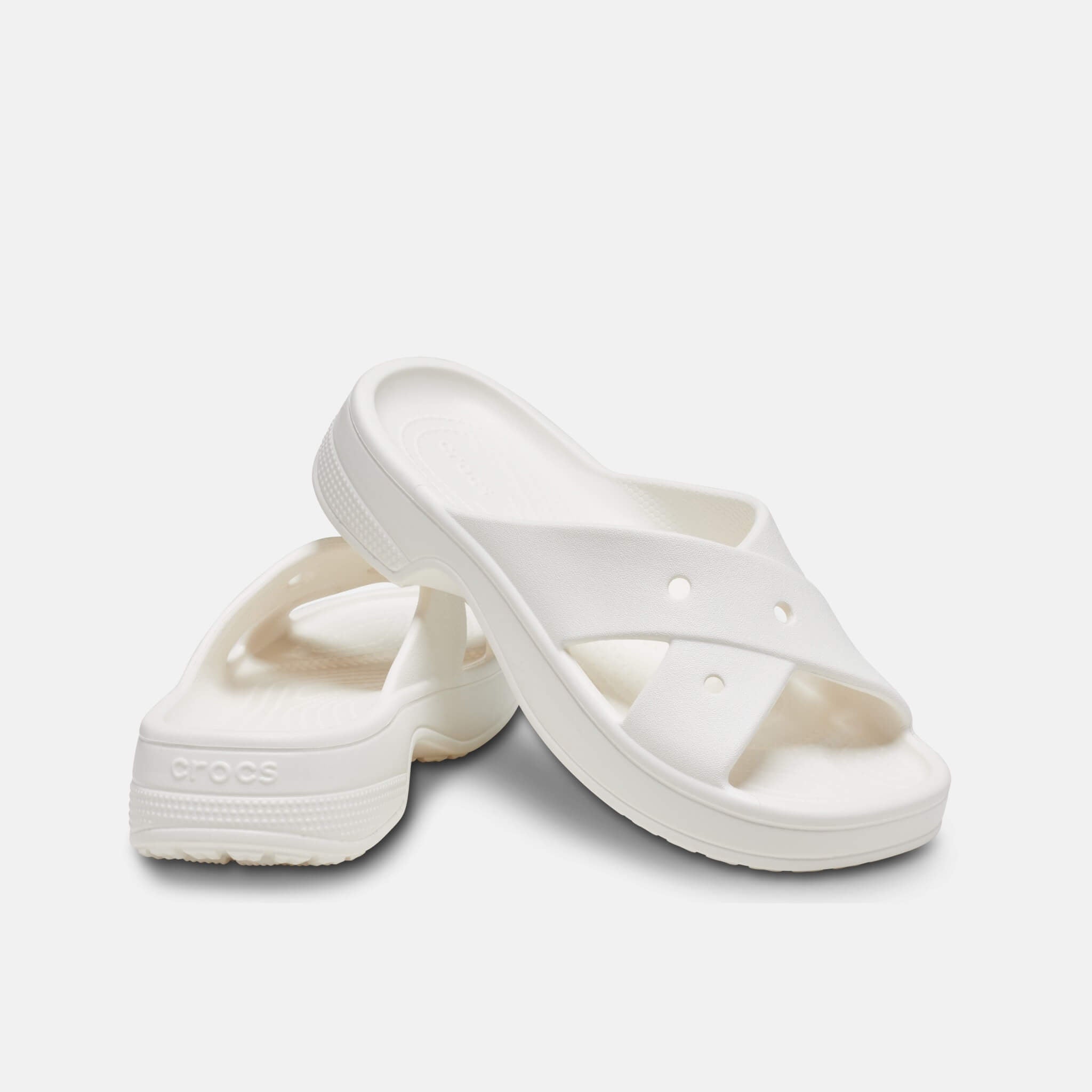Crocs Classic Cross Strap Chalk