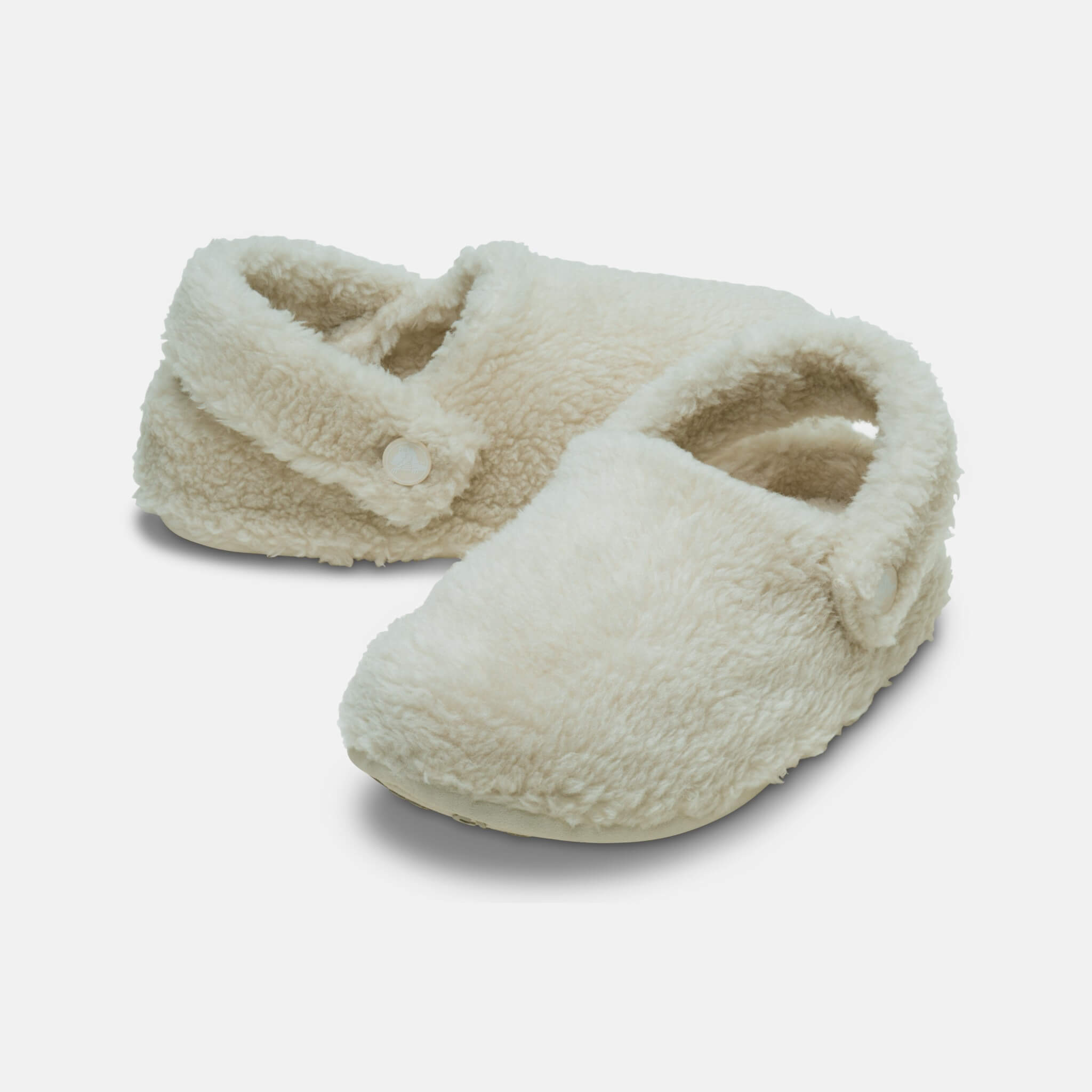 Crocs Kids Classic Cozzzy Slipper Stucco