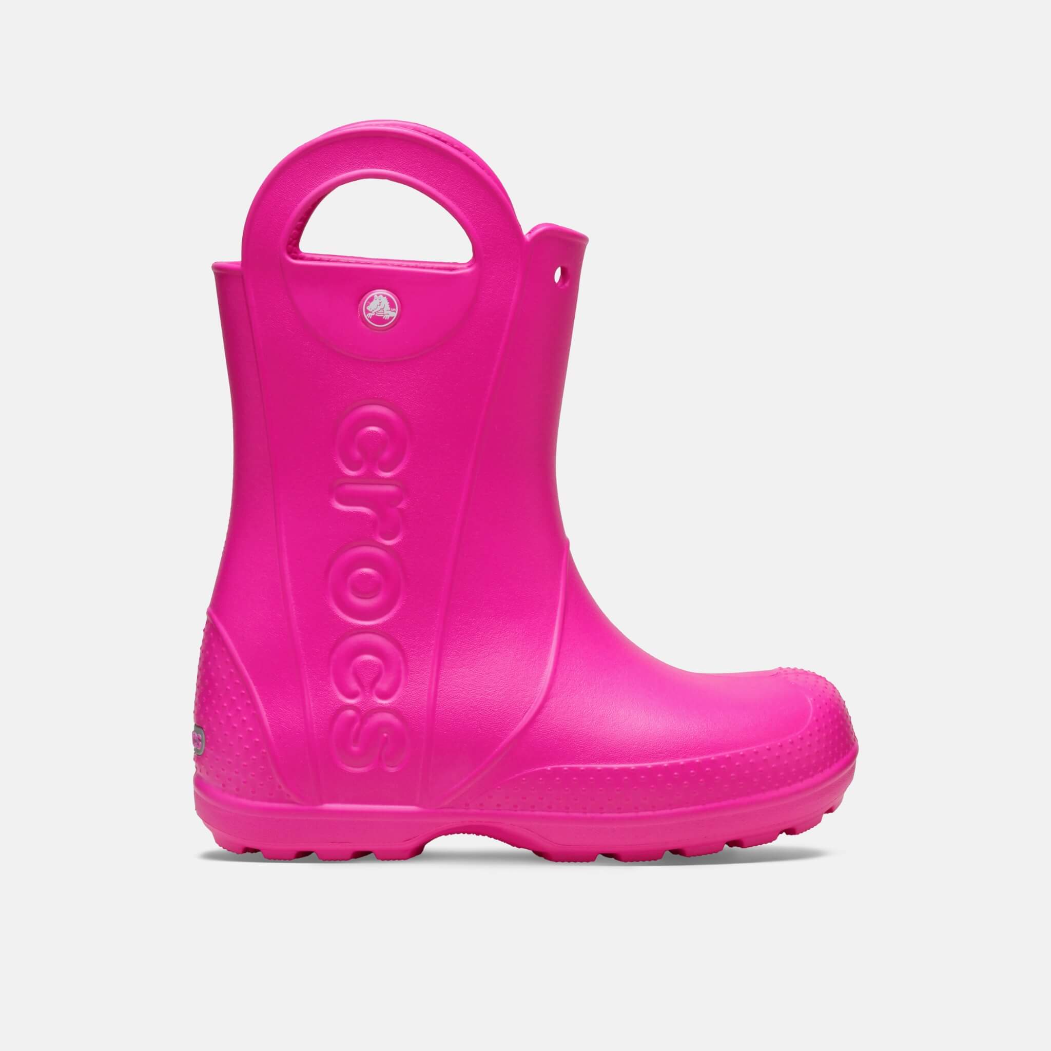 Crocs Kids Handle It Rain Boot Pink Crush