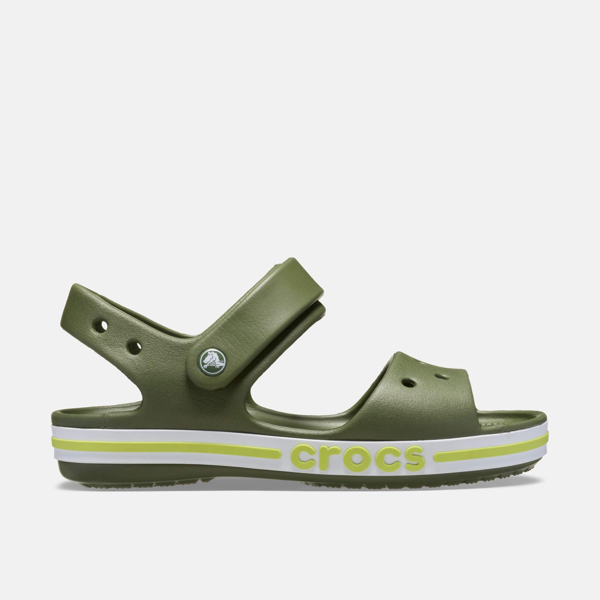 Crocs Kids Bayaband Sandal Army Green