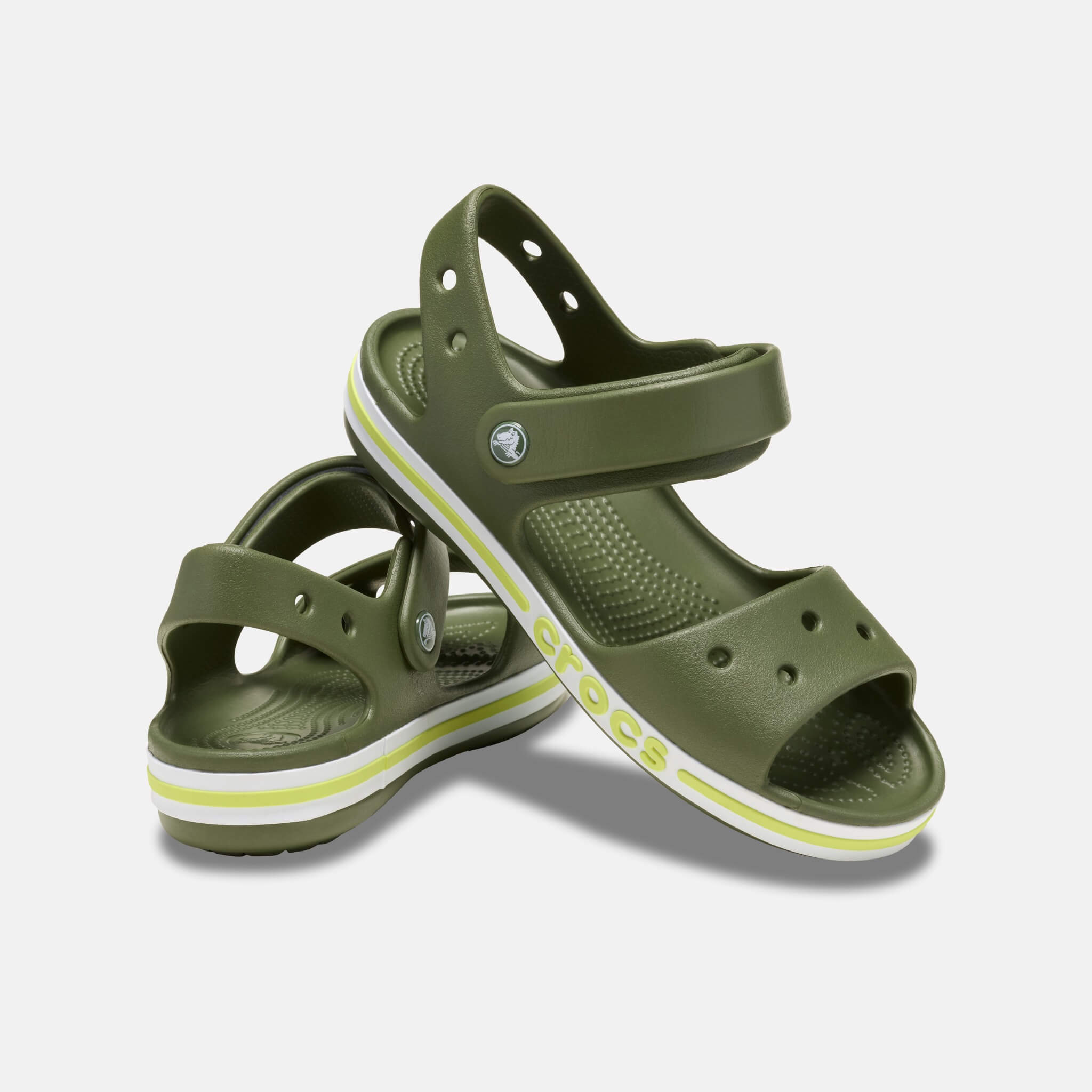 Crocs Kids Bayaband Sandal Army Green