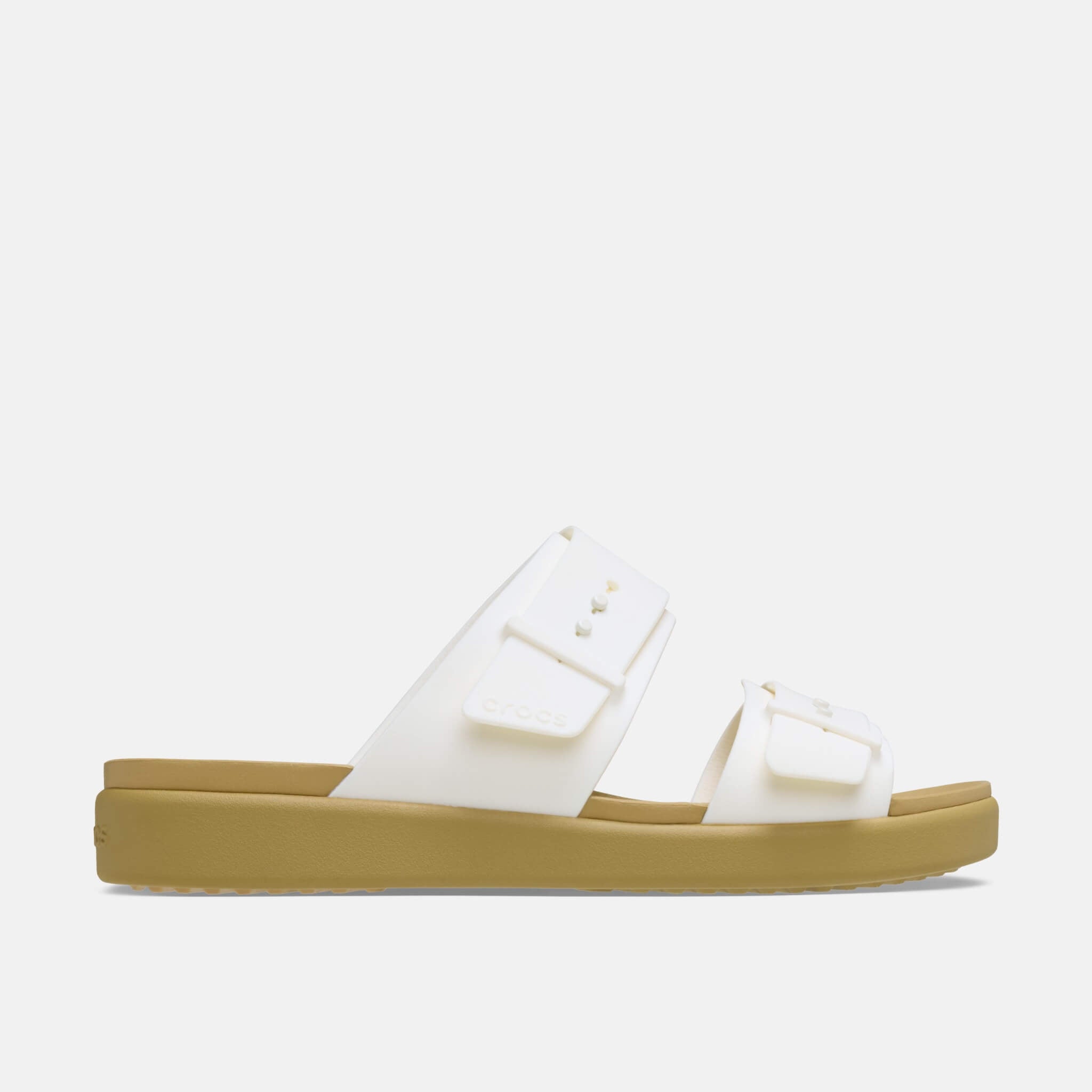 Crocs Brooklyn Buckle Low Low Chalk/Tan