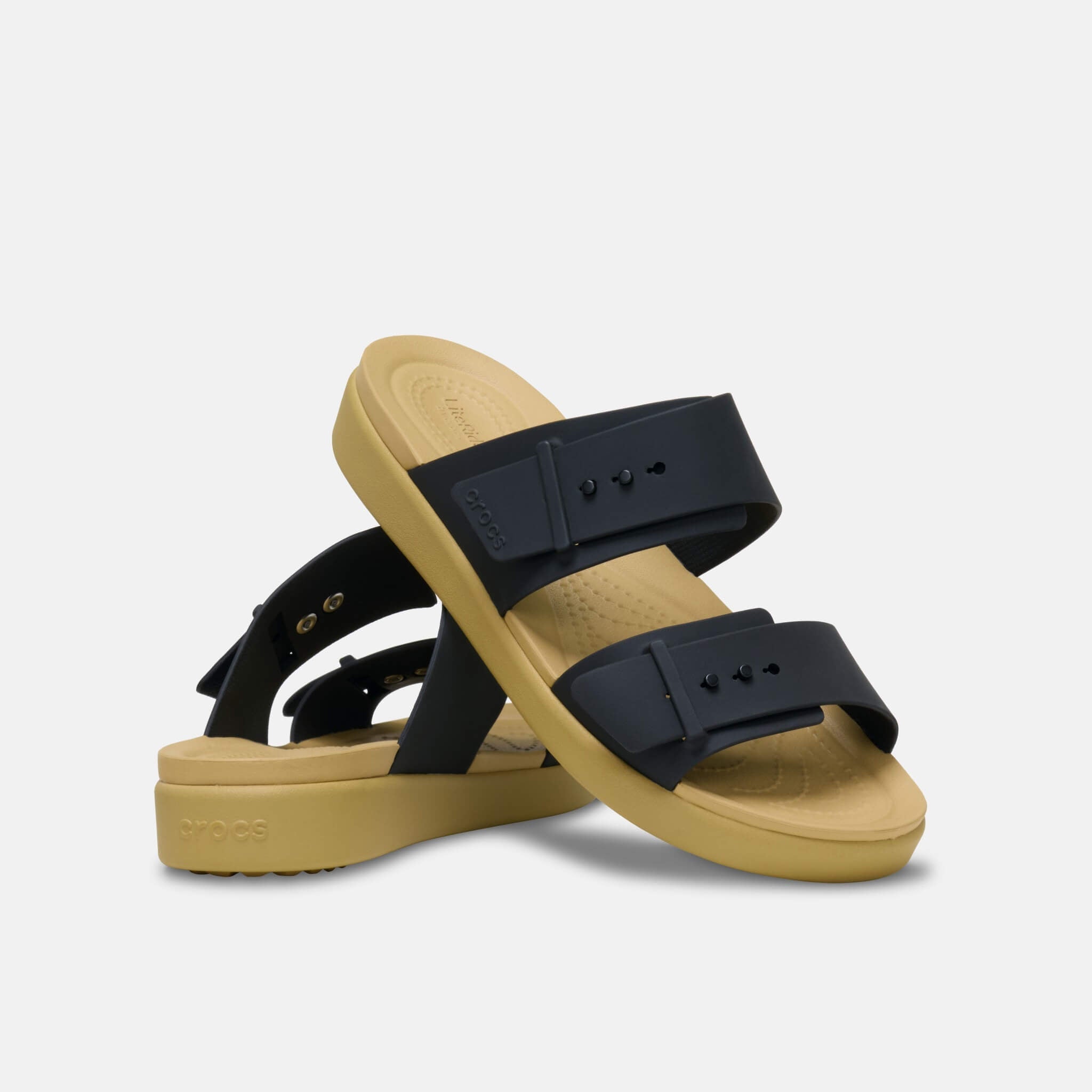 Crocs Brooklyn Buckle Low Low Black/Tan