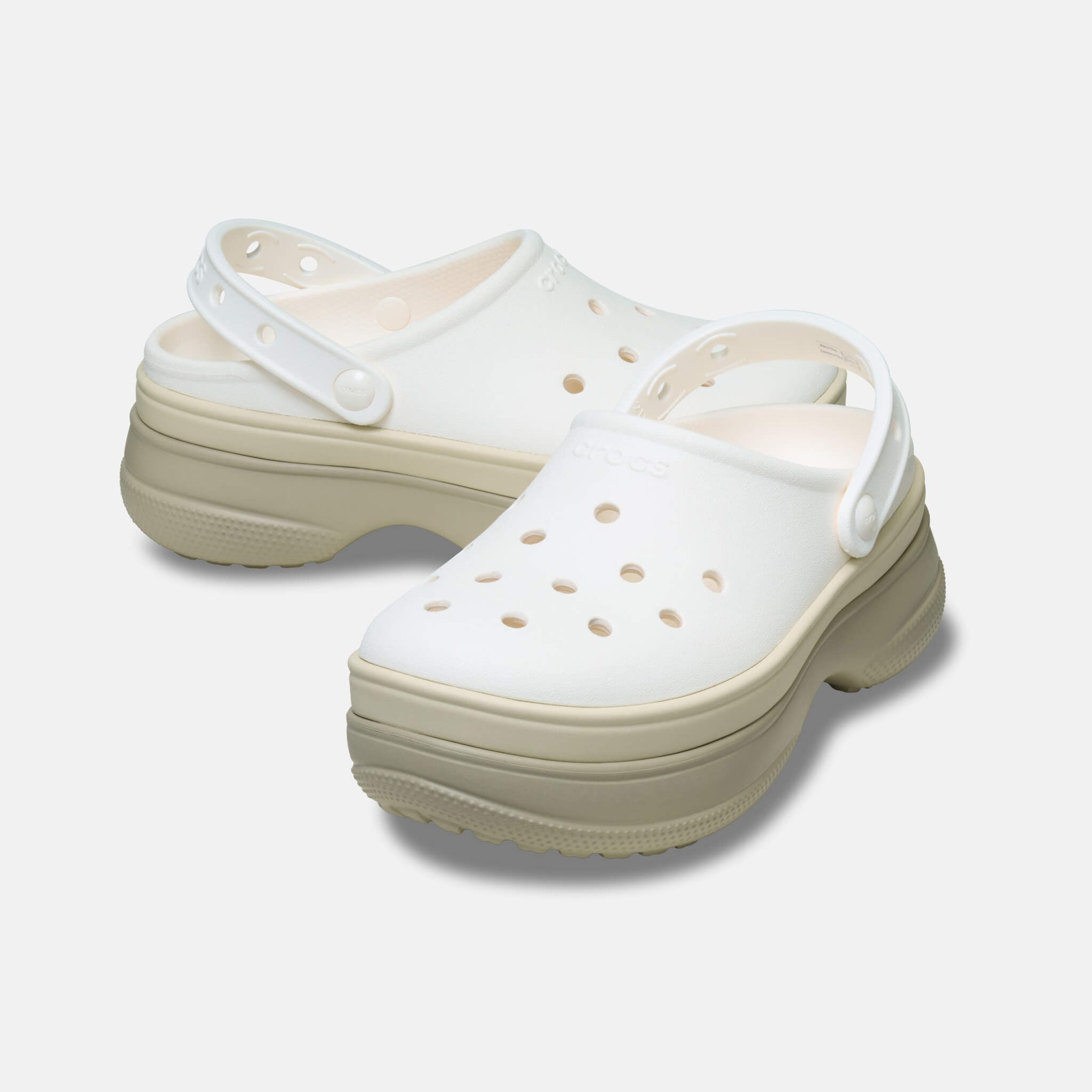 Crocs Classic Stacked Clog Chalk