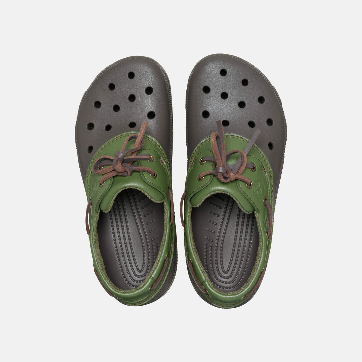 Crocs Classic Boat Shoe Espresso/Army Green