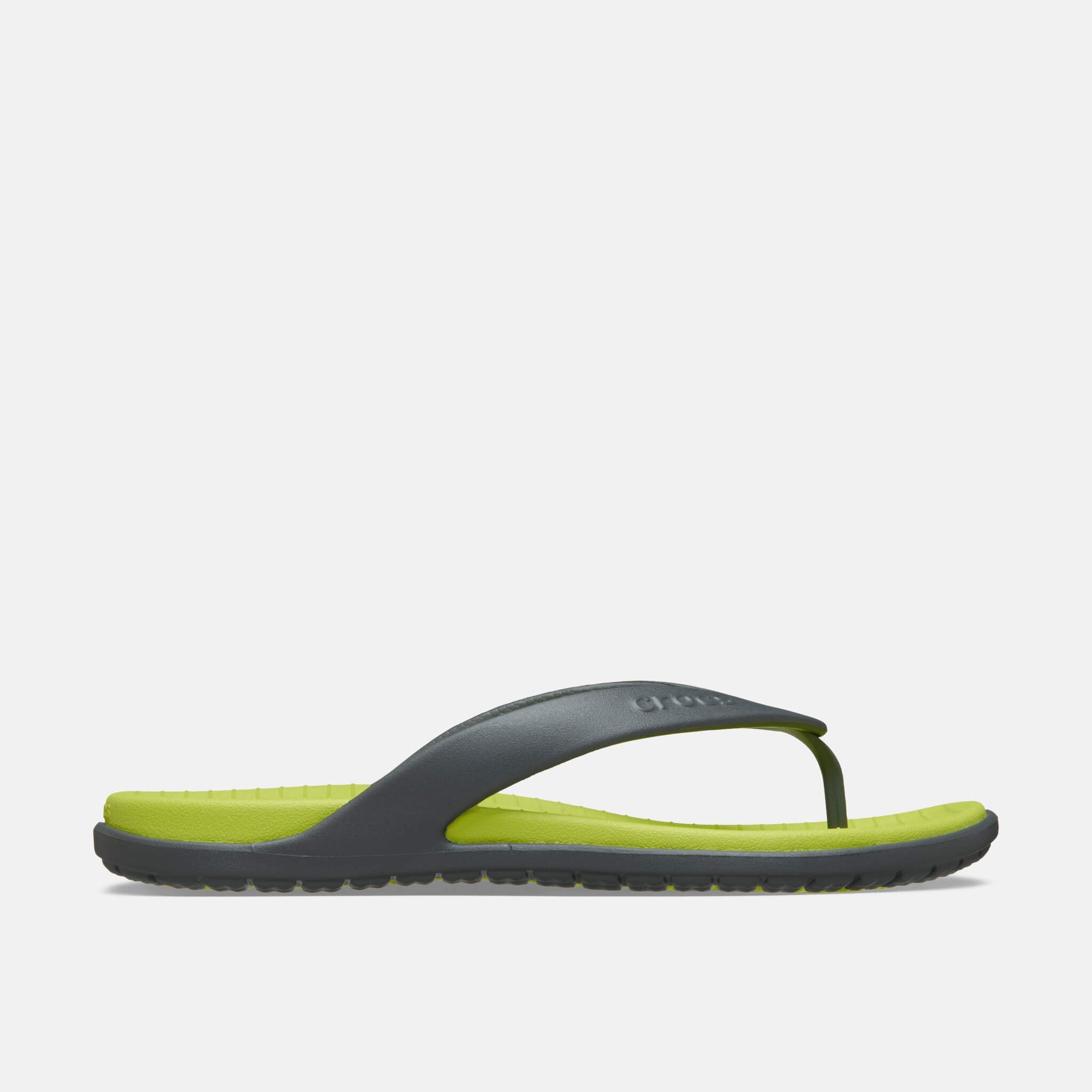Crocs Coast Flip Slate Grey/Citrus
