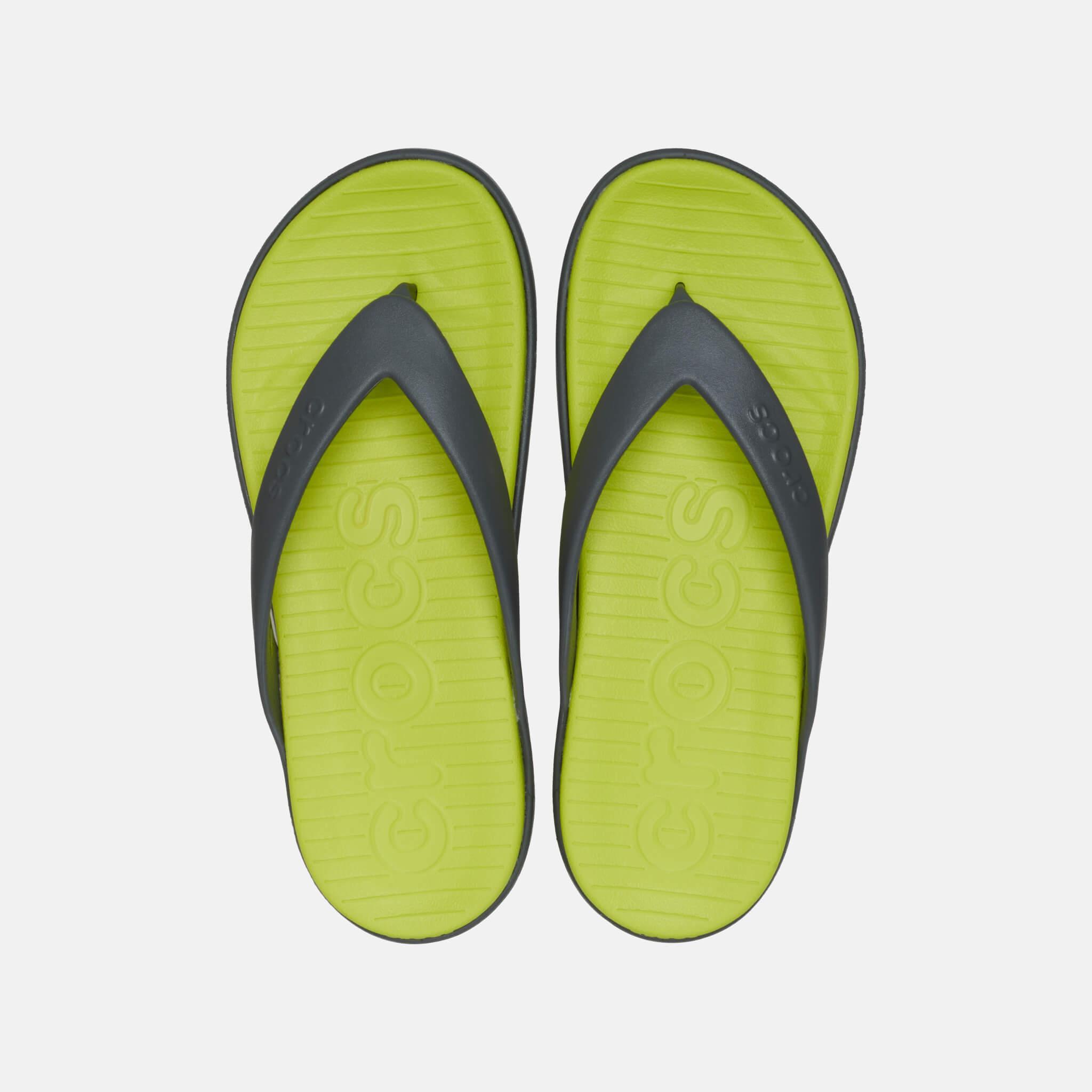 Crocs Coast Flip Slate Grey/Citrus