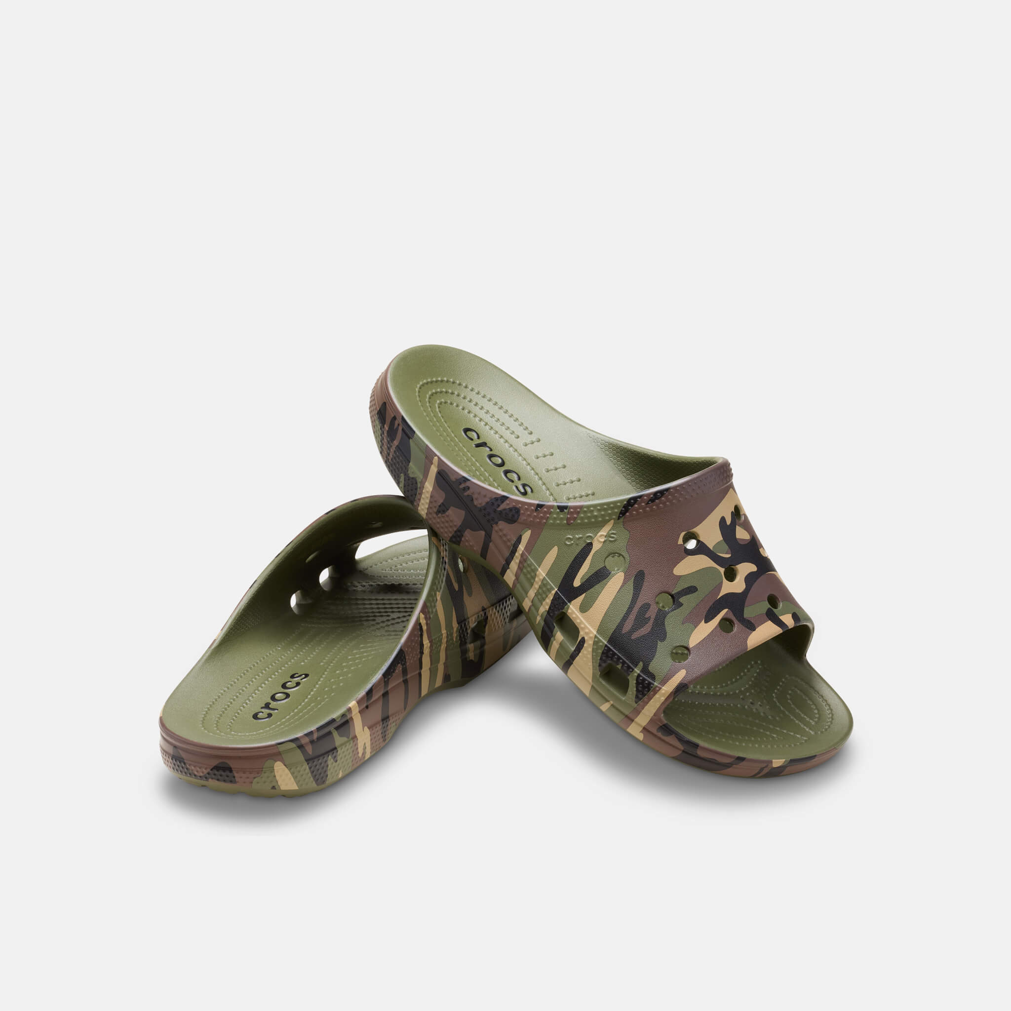 Crocs Saturday Camouflage Slide Army Green/Multi
