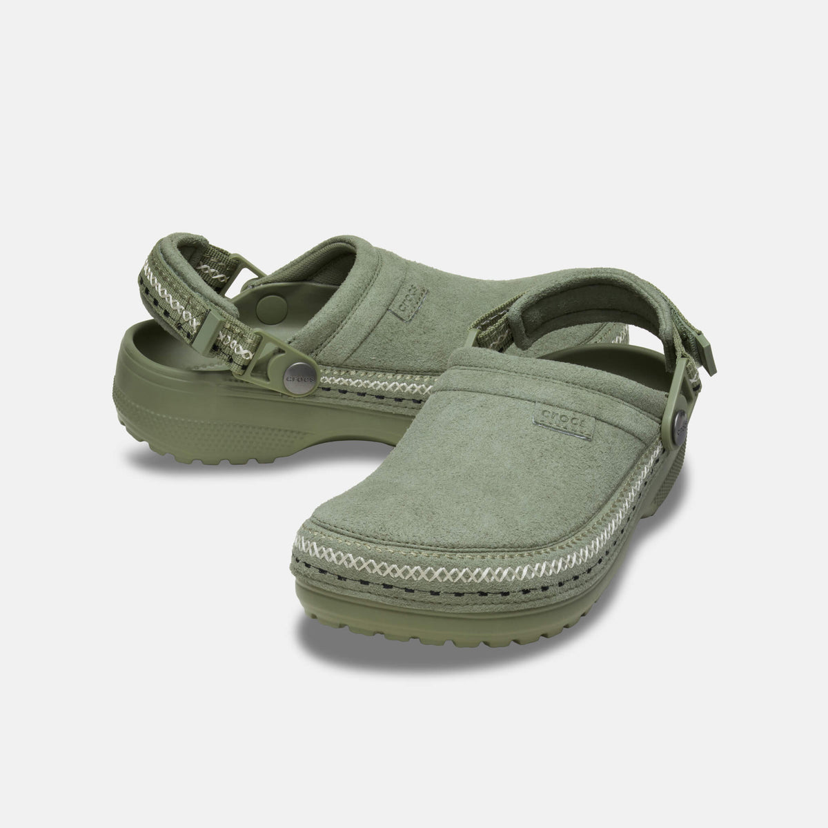 Crocs Classic Crafted Vegan Suede Stitch Cargo