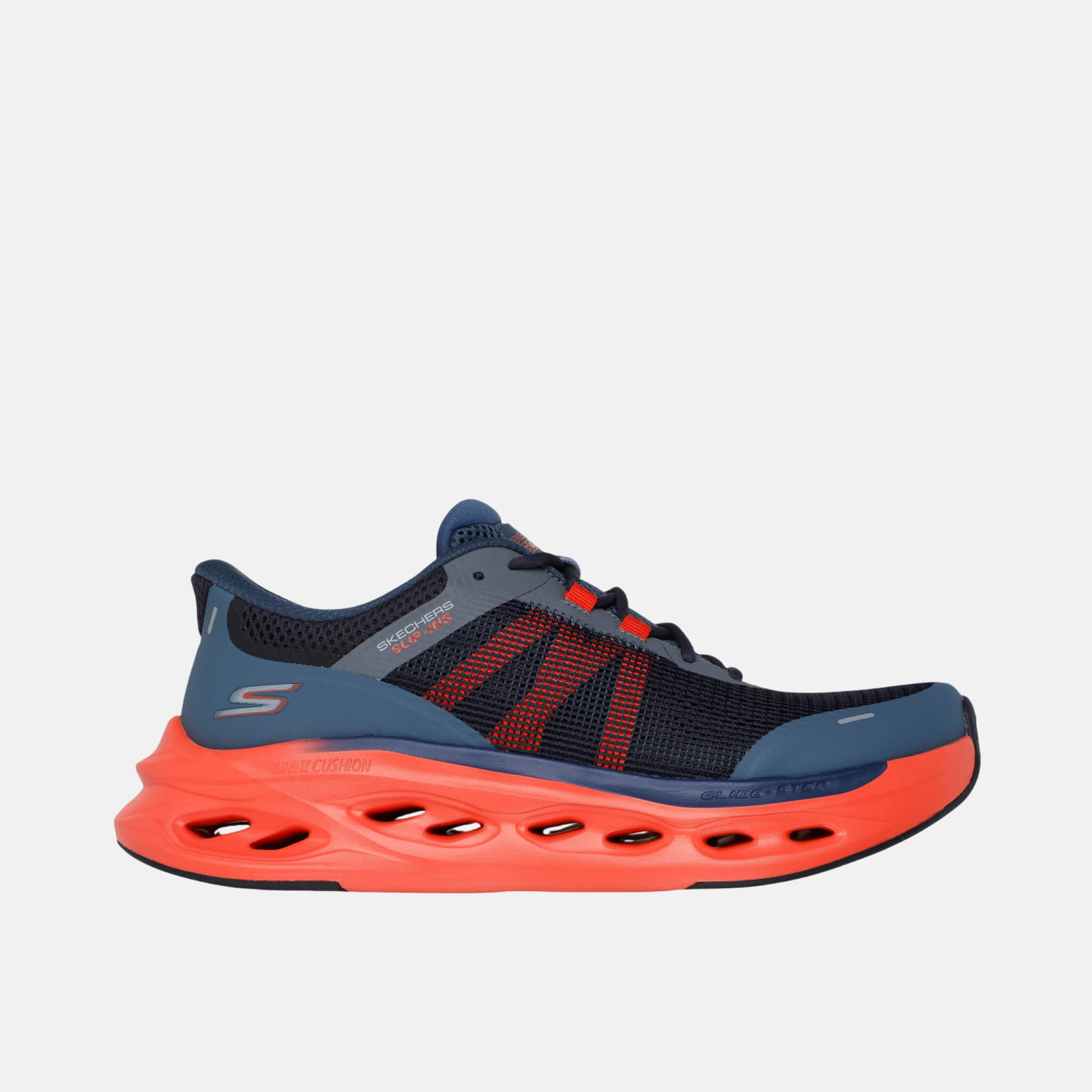 Skechers Max Cushioning Glide Step A Navy/Orange