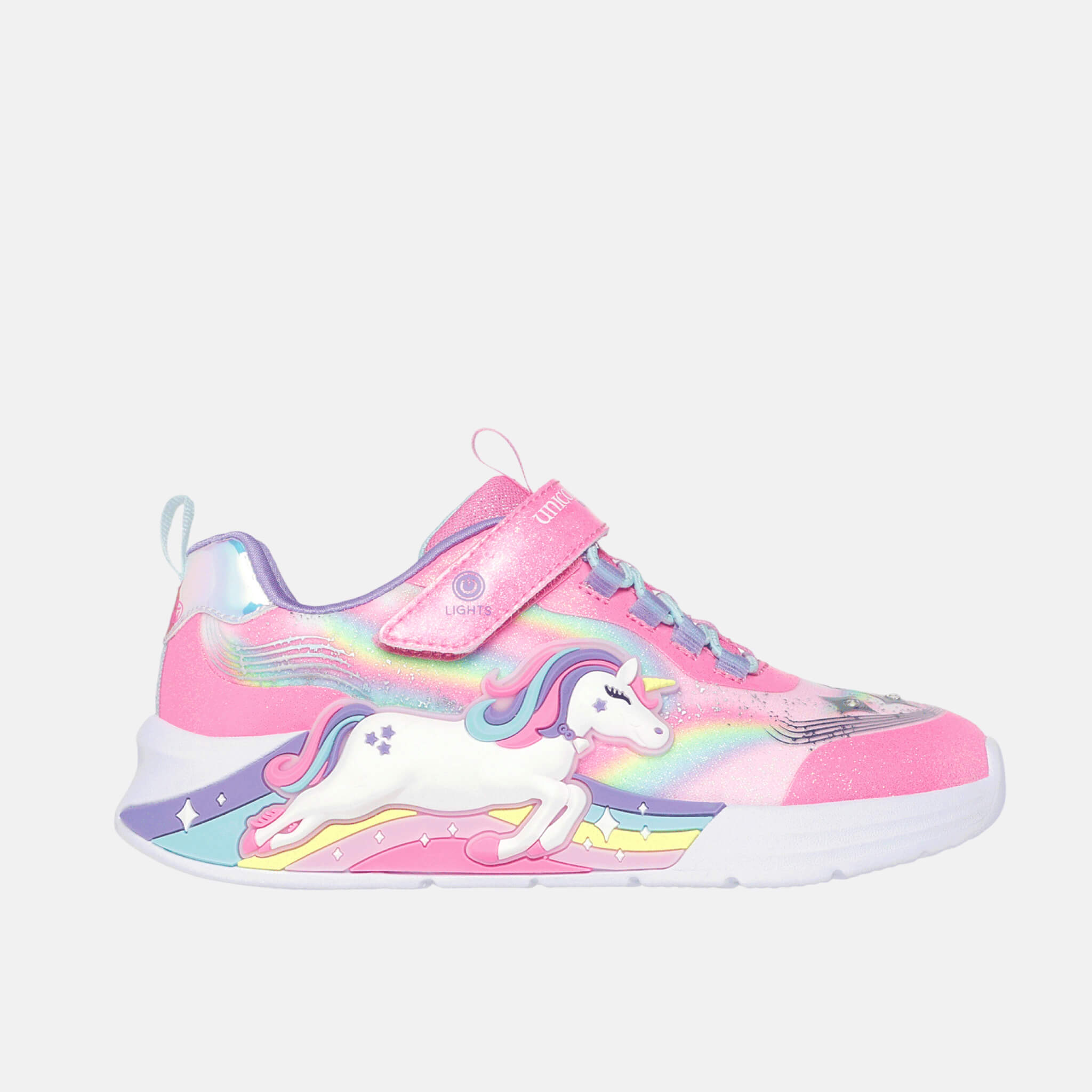 Skechers S Lights Unicorn Chaser Pink/Multi