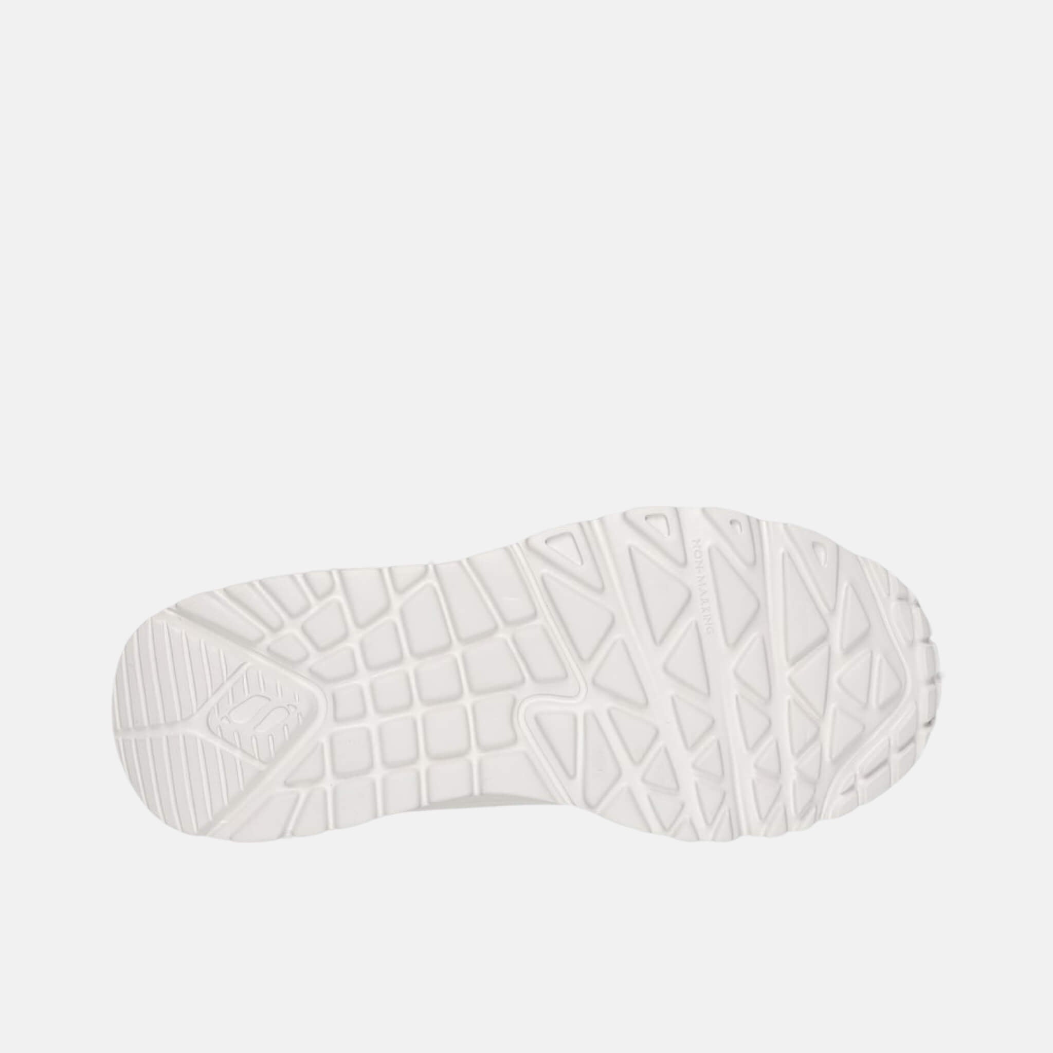Skechers x JGoldcrown Uno Lite Metallic Love White/Gold