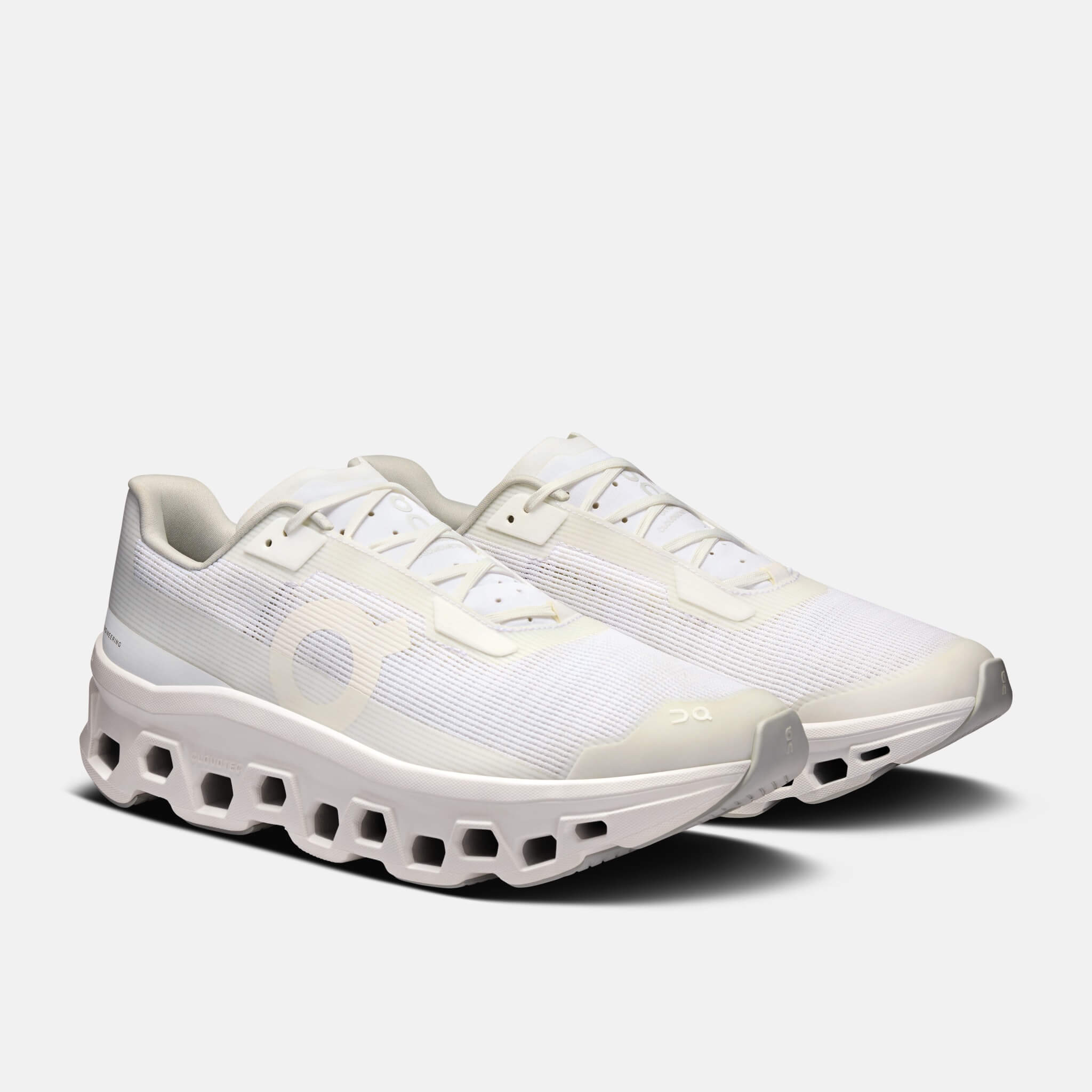 On Cloudmonster Void White/White