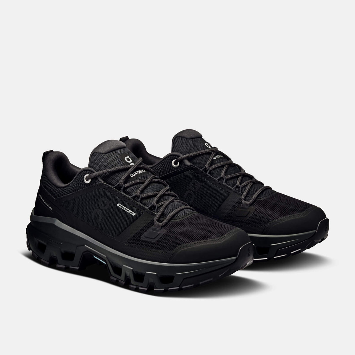 On Cloudrock Low Waterproof Black/Black