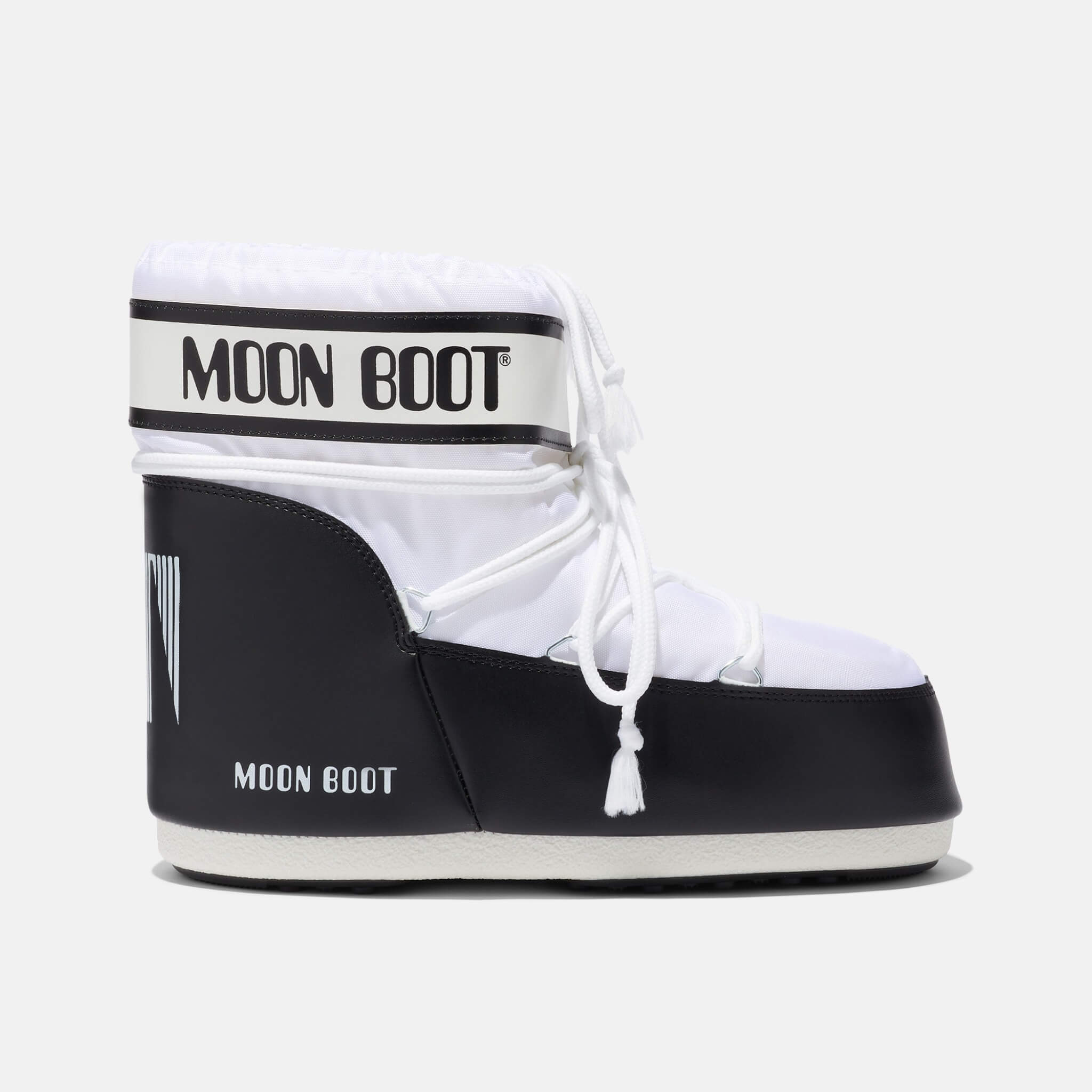 Moon Boot Icon Low Nylon White/Black