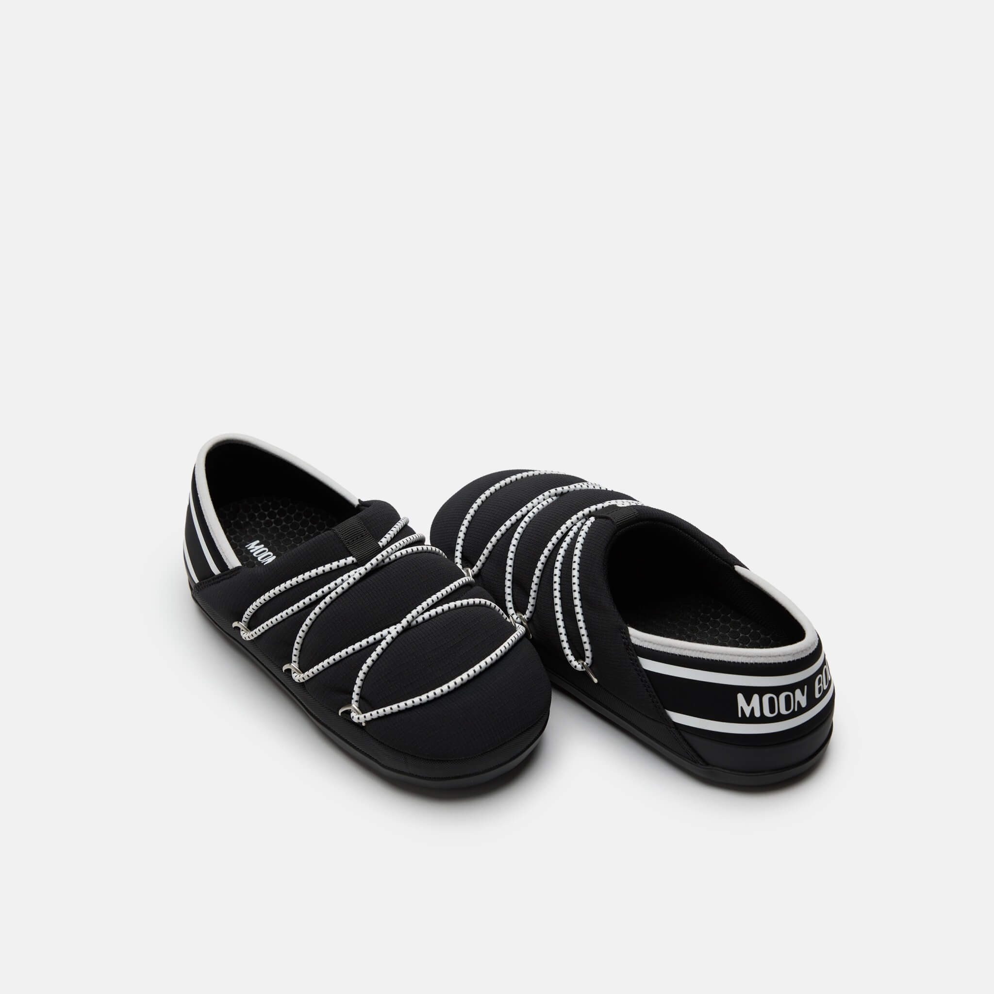 Moon Boot Icon Slipper Black