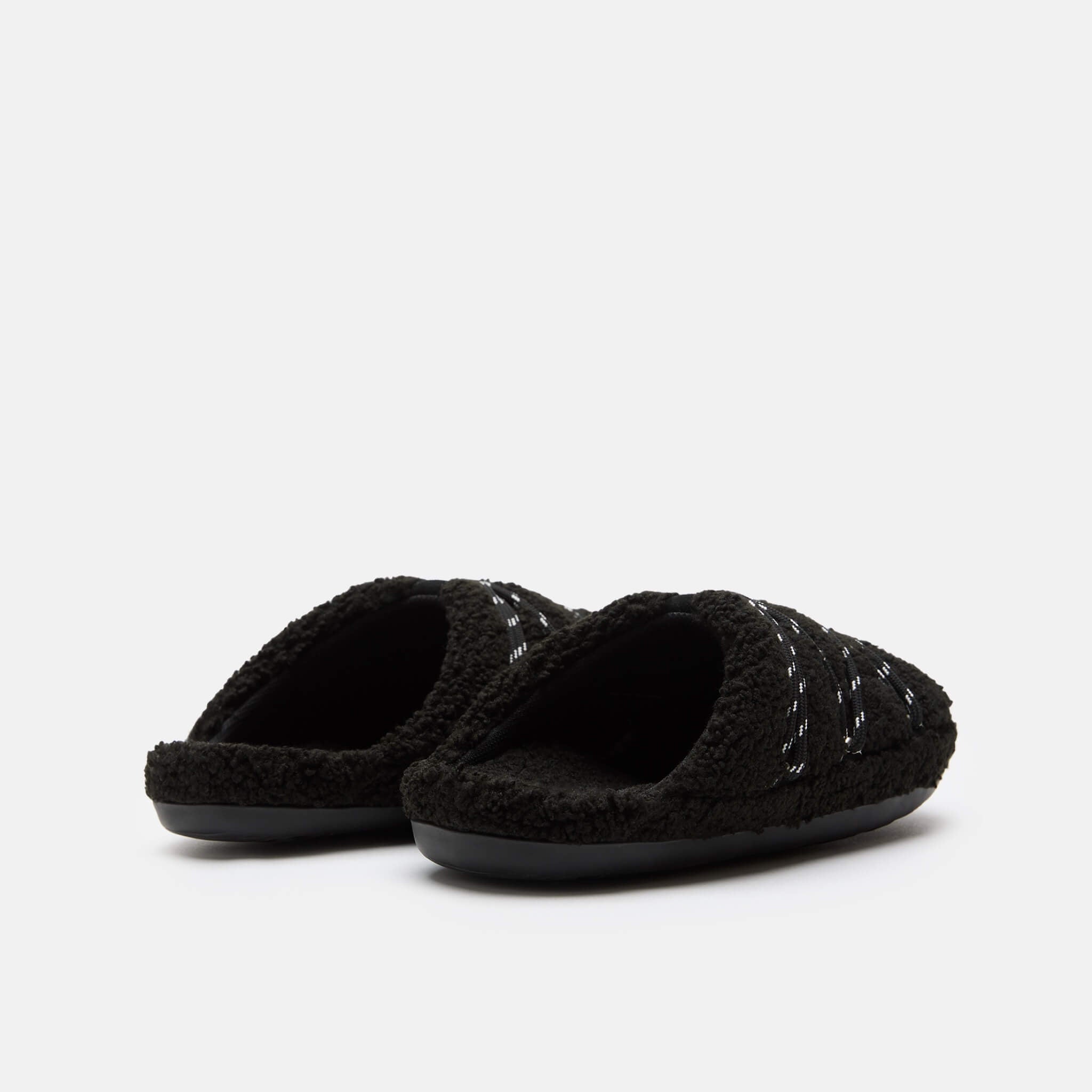 Moon Boot Teddy Slipper Black