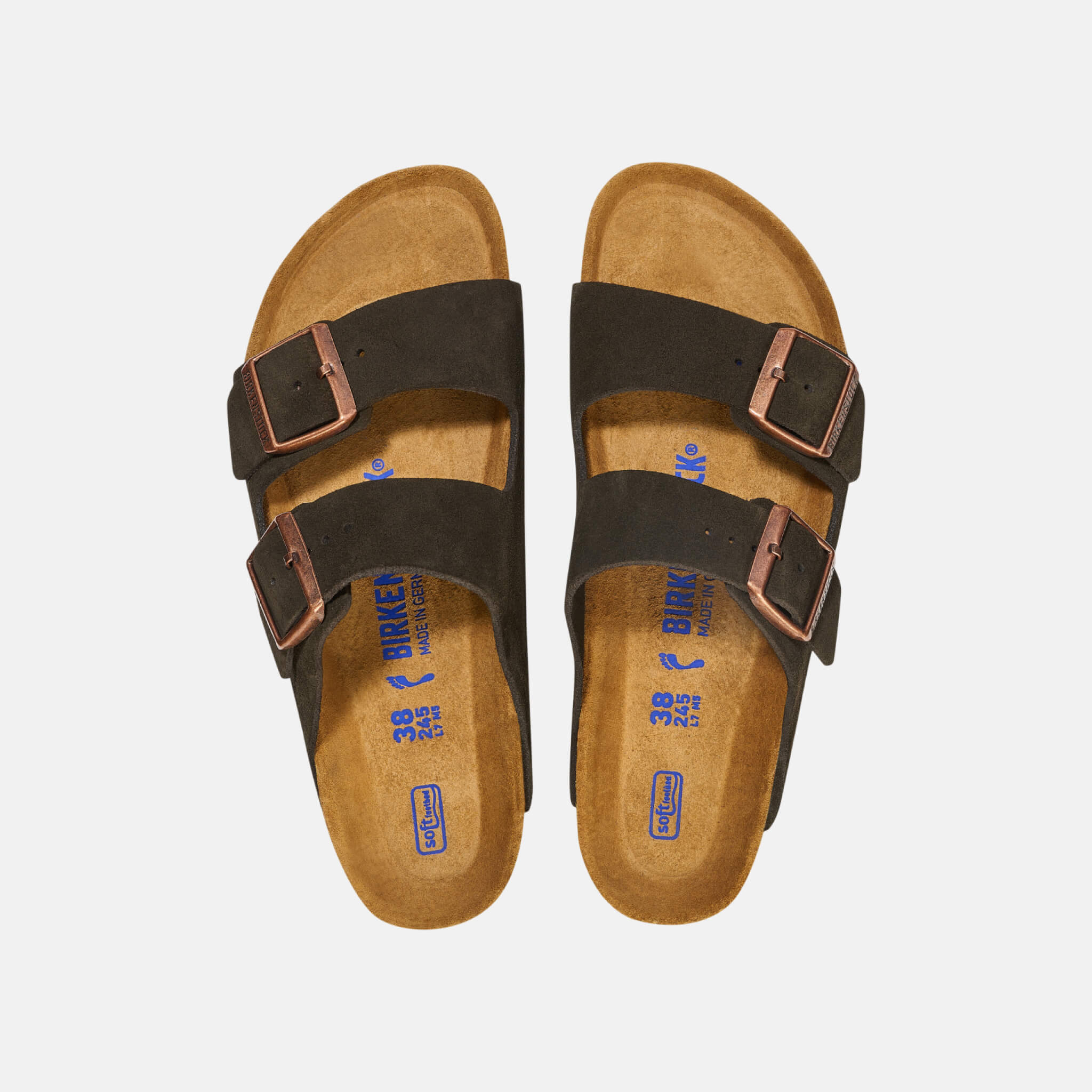 Birkenstock Arizona Soft Footbed Suede Leather Regular