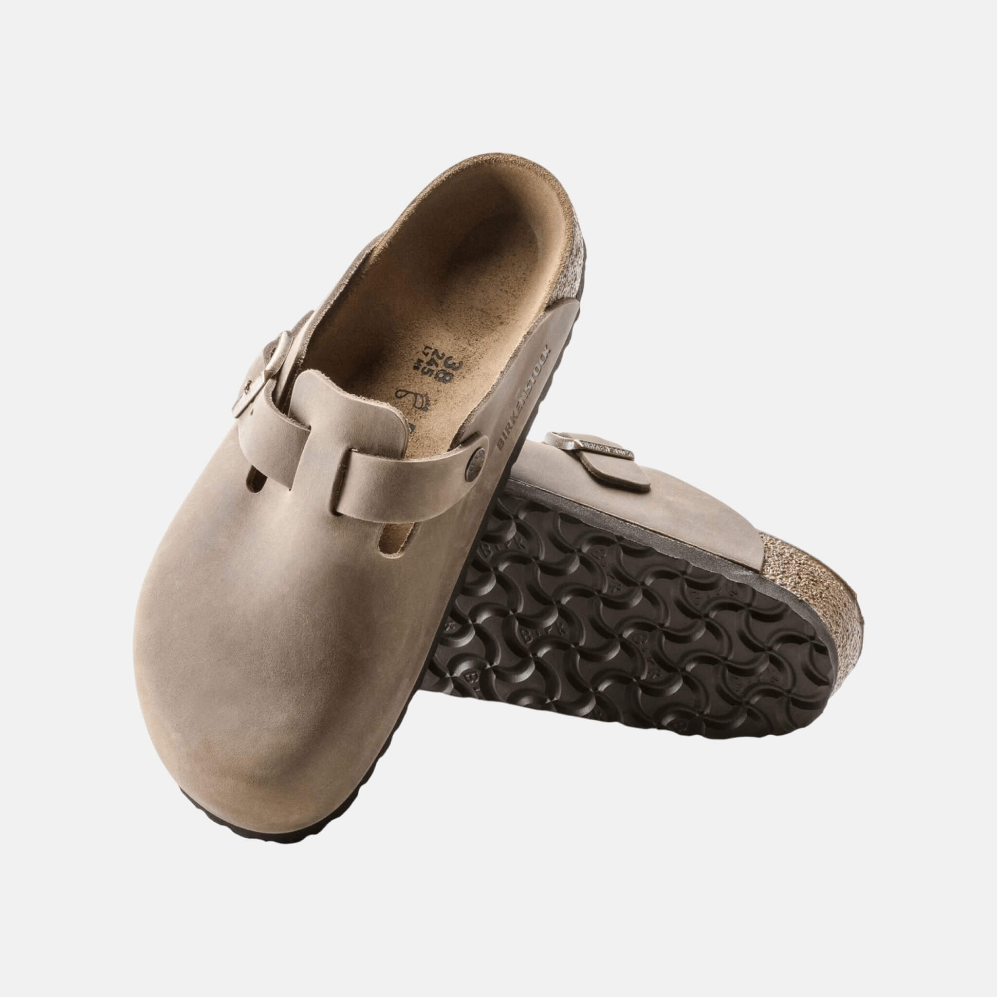 Birkenstock Boston Natural Leather Oiled Regular