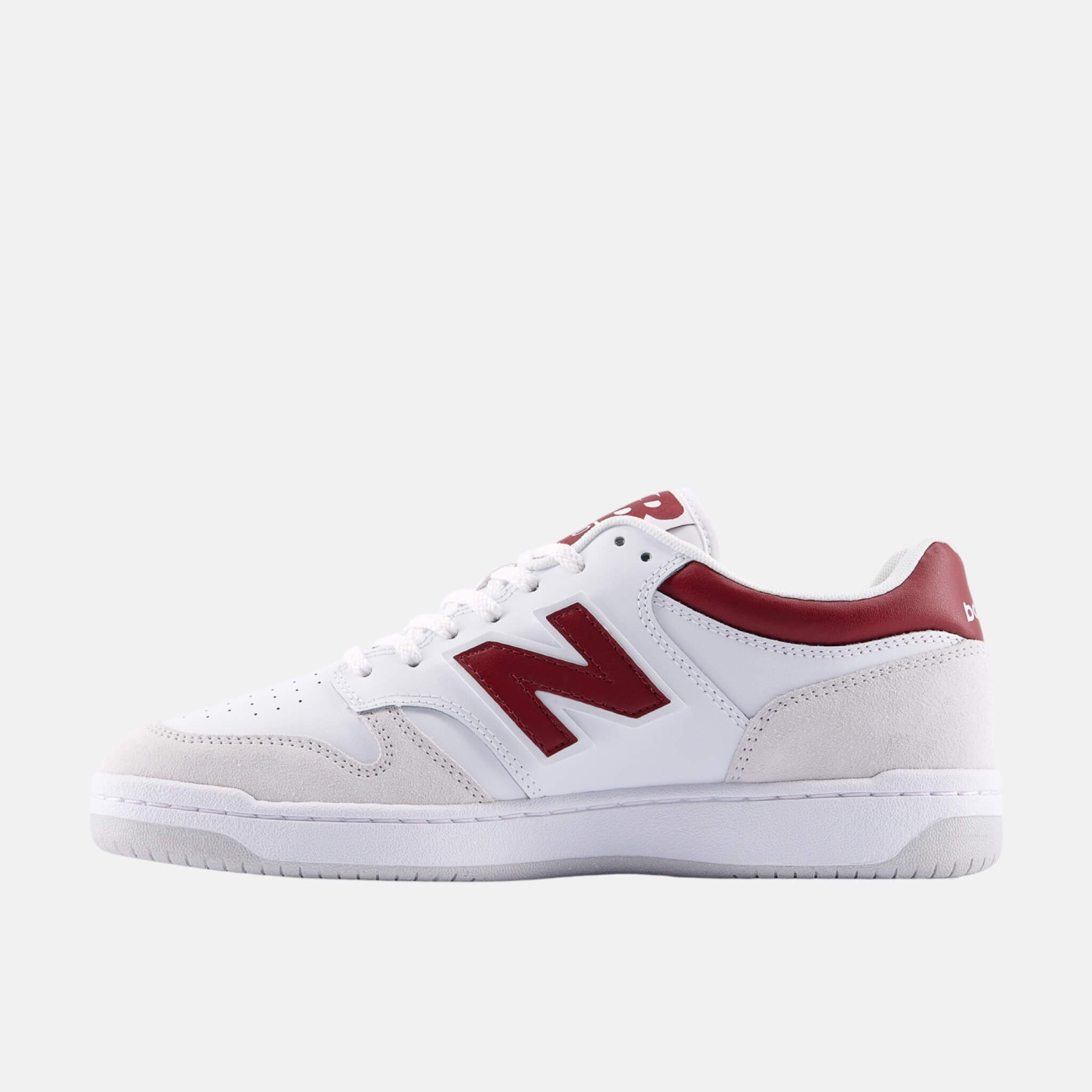 New Balance BB480L White/Team Red