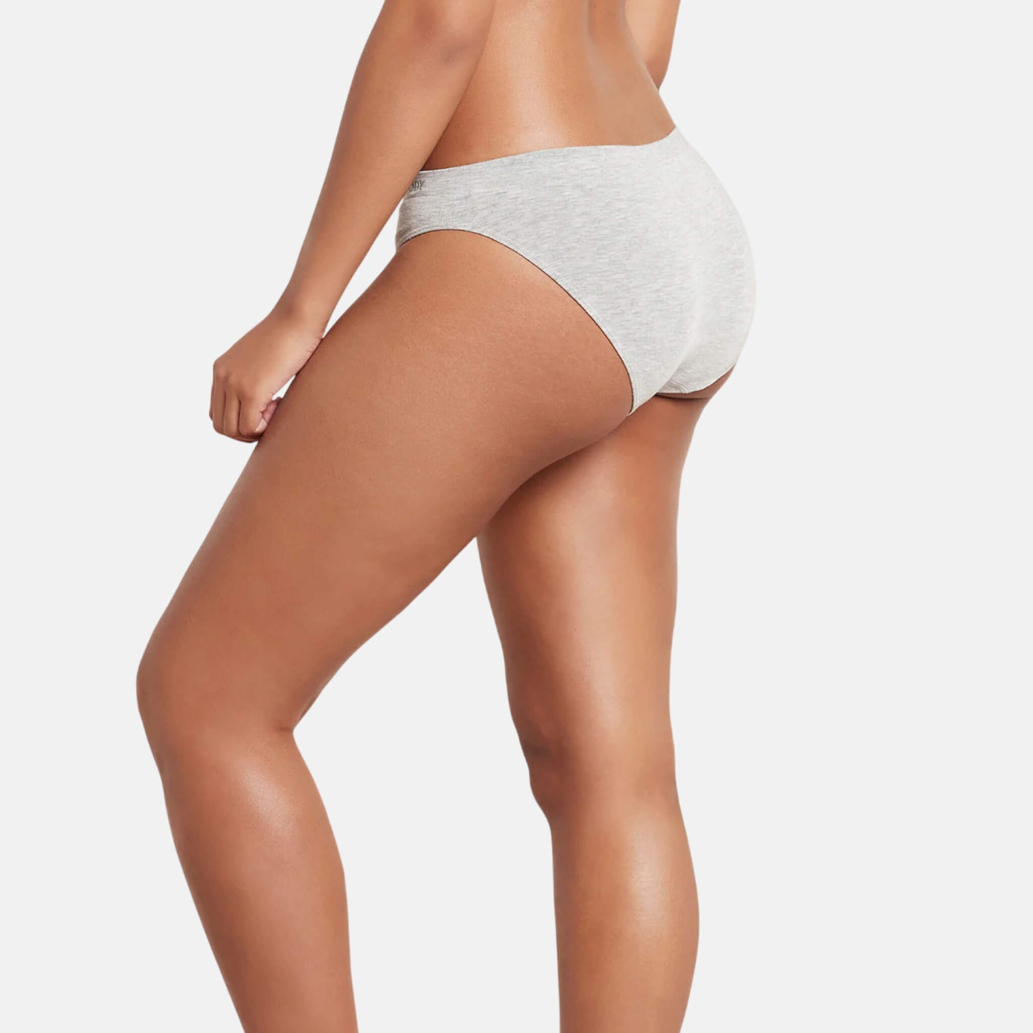 Boody Classic Bikini Light Grey Marl
