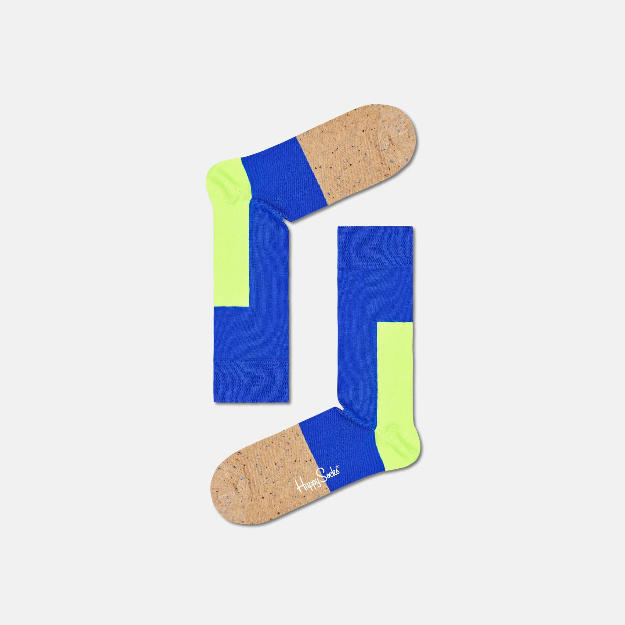 Happy Socks Blocked Blue Sock