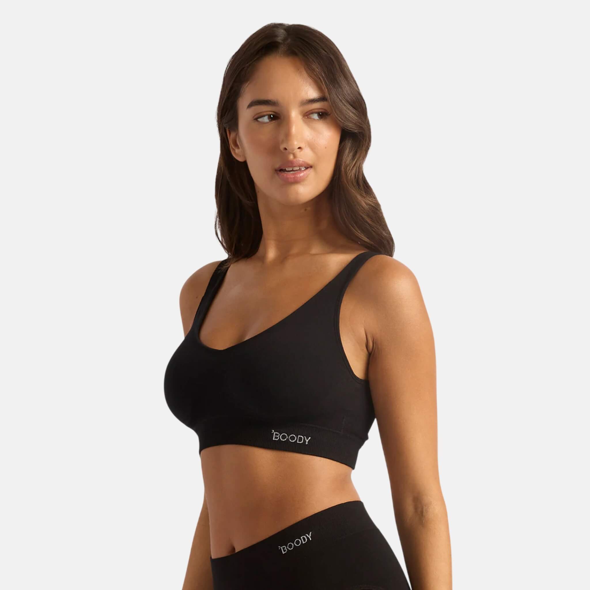 Boody Padded Shaper Bra Black