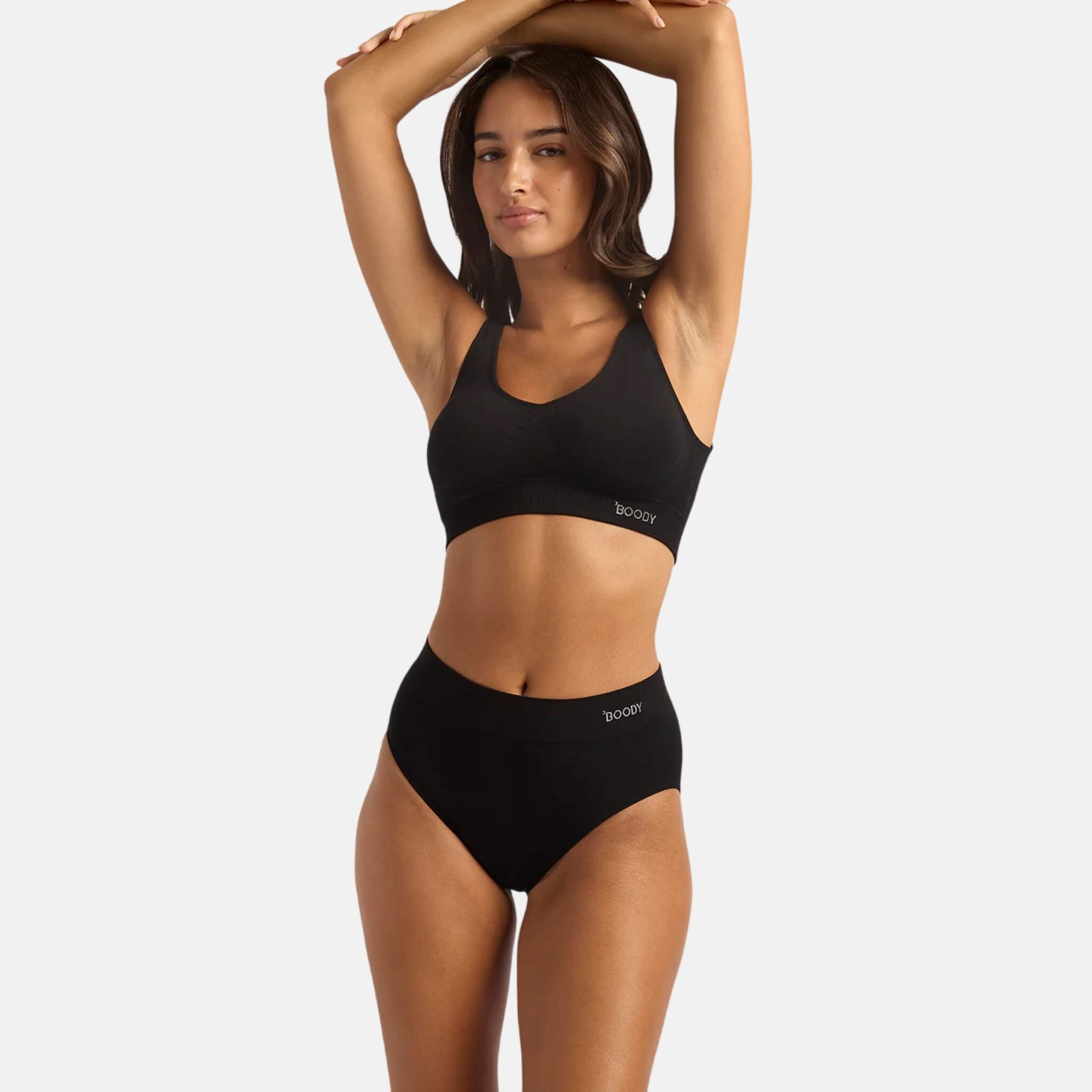 Boody Padded Shaper Bra Black