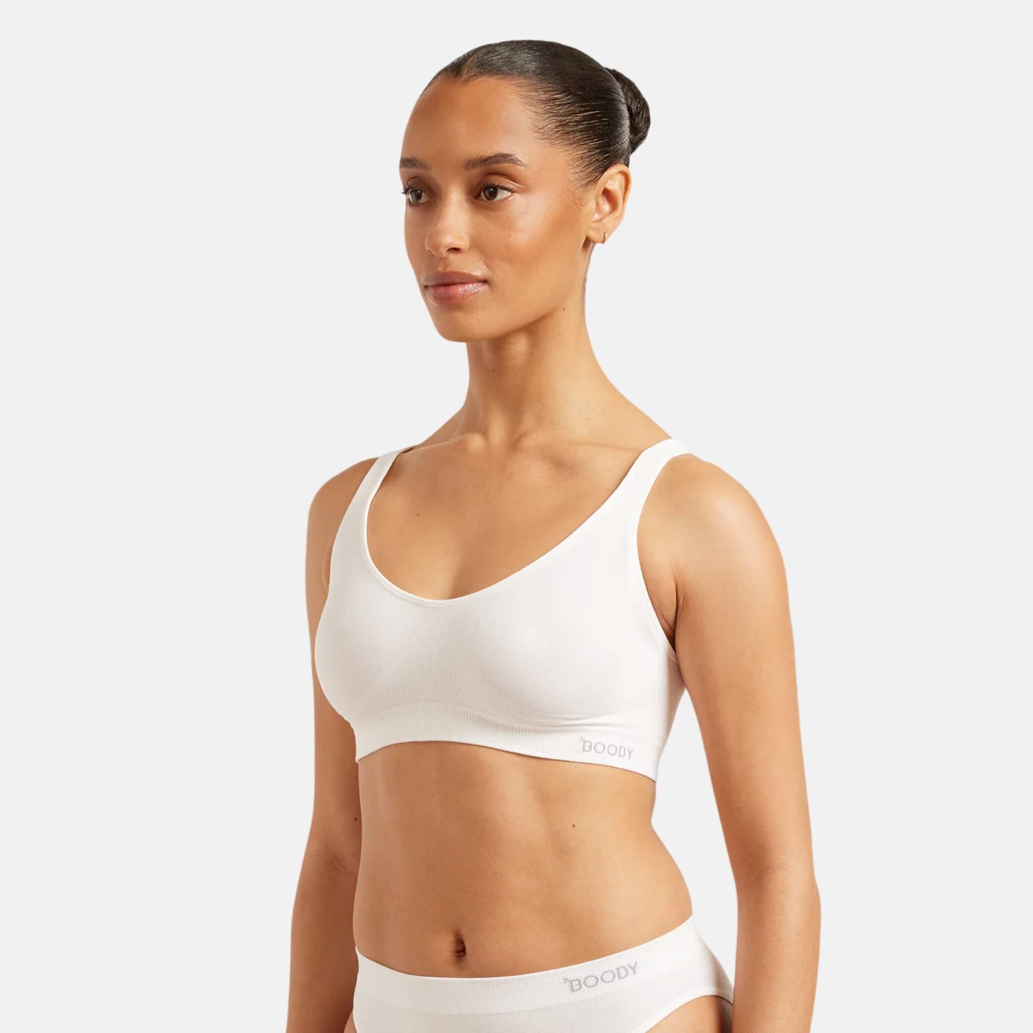 Boody Shaper Bra White