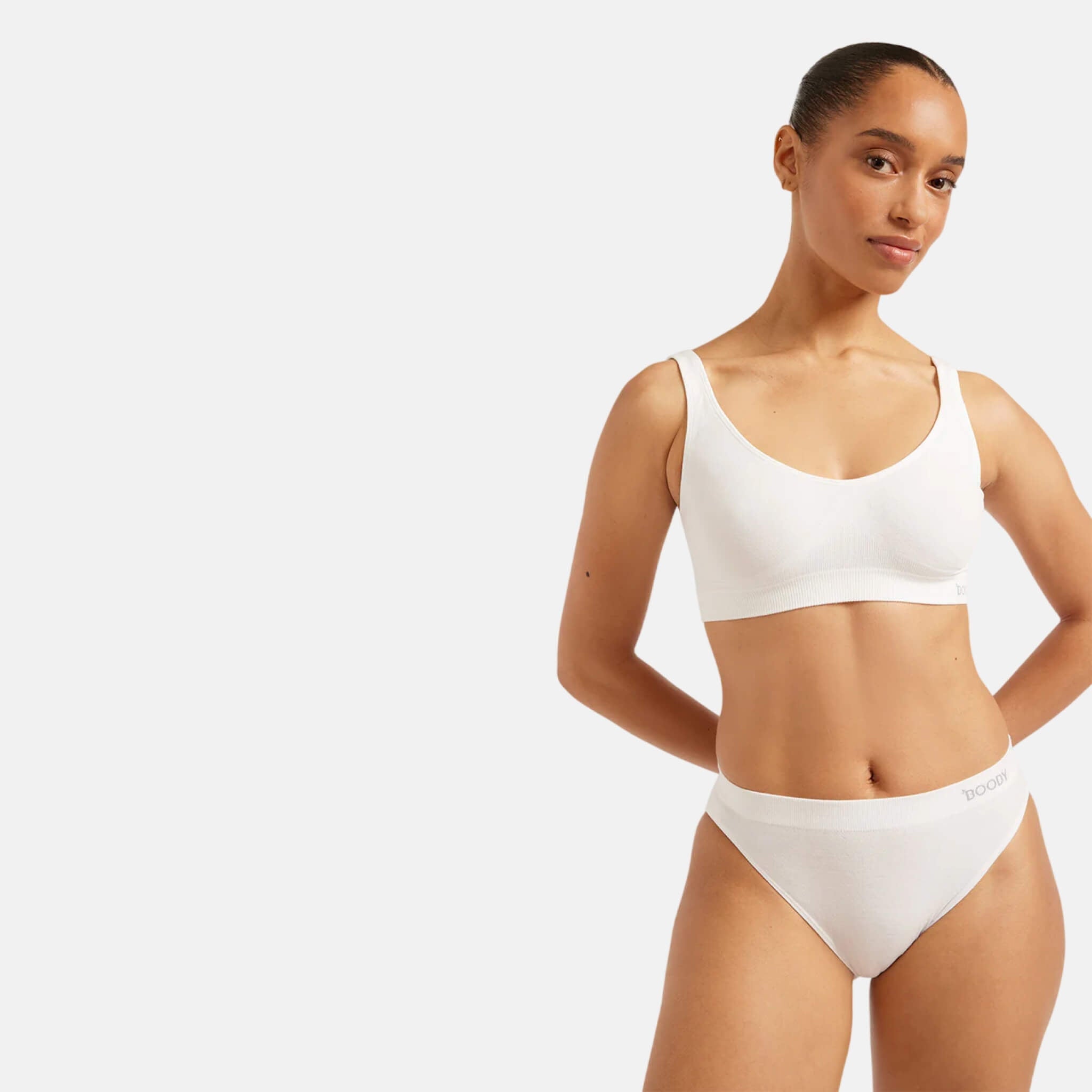 Boody Shaper Bra White