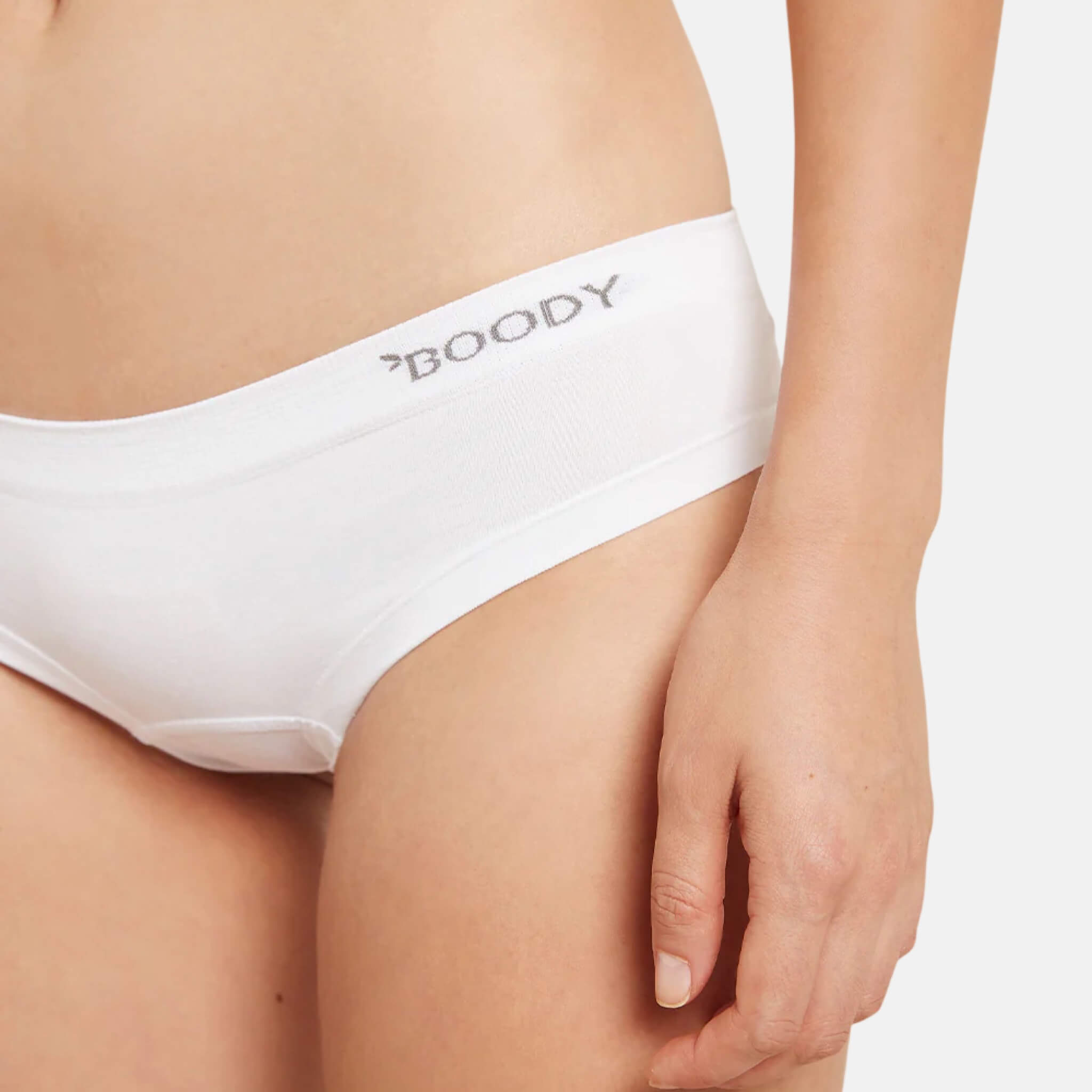 Boody Brazilian Bikini White