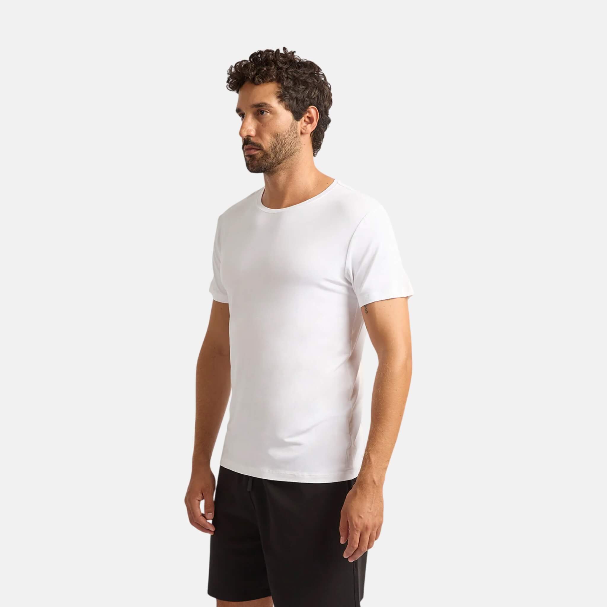 Boody Crew Neck T-sHirt White
