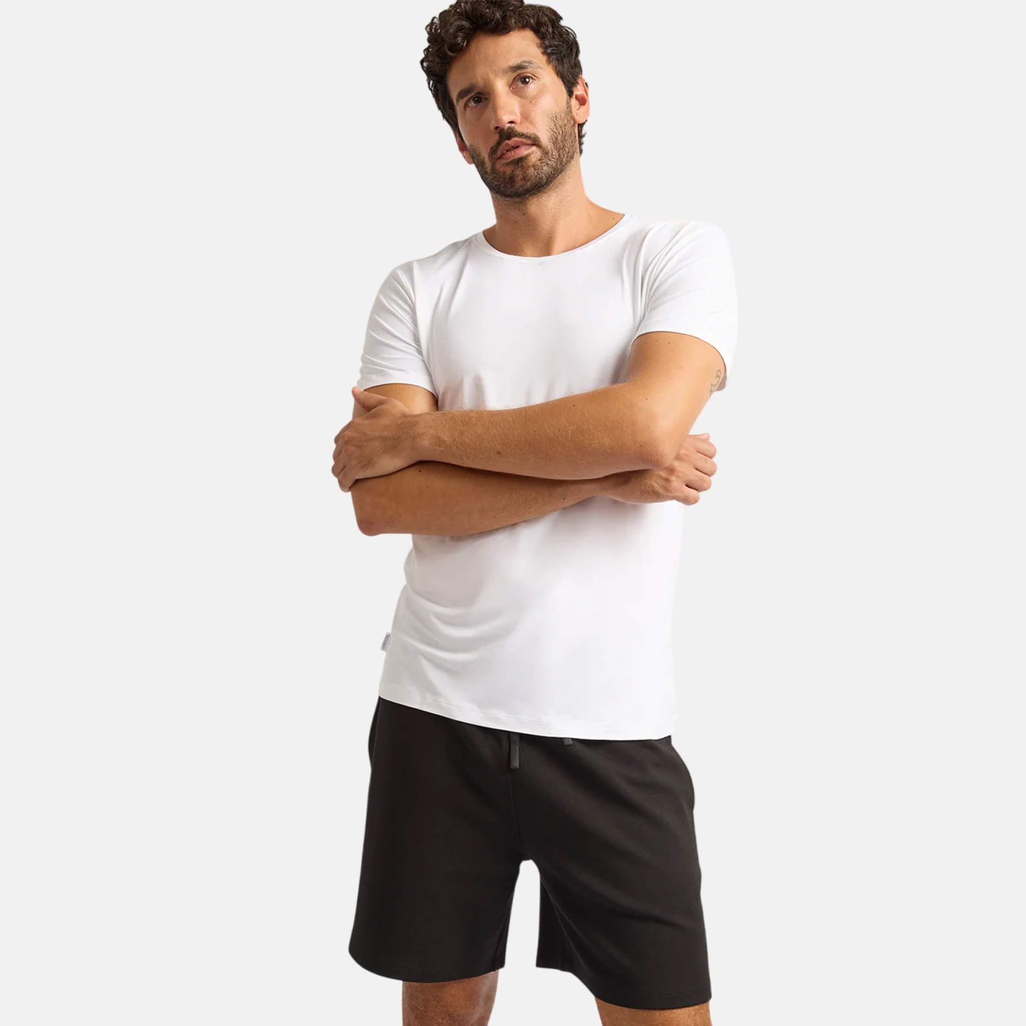 Boody Crew Neck T-sHirt White