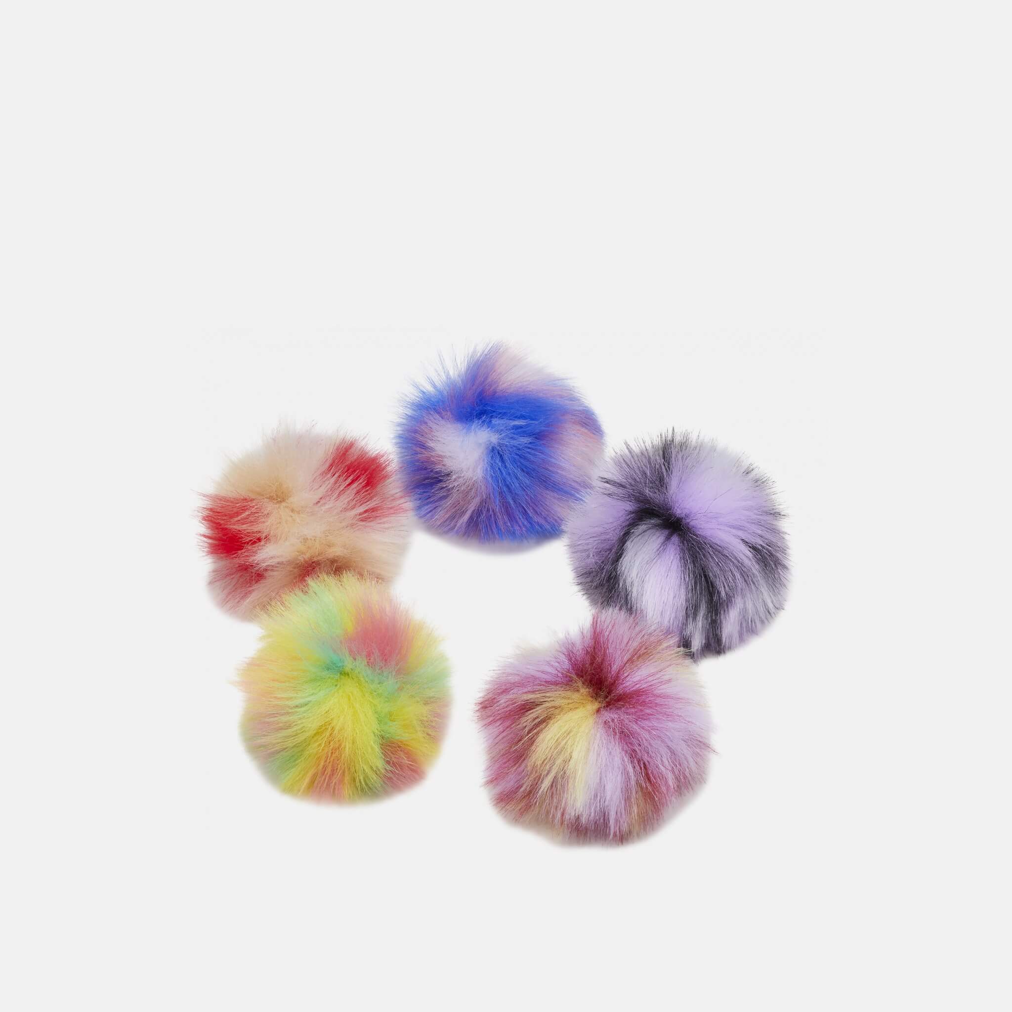 Jibbitz Charms Dyed Puff 5-Pack