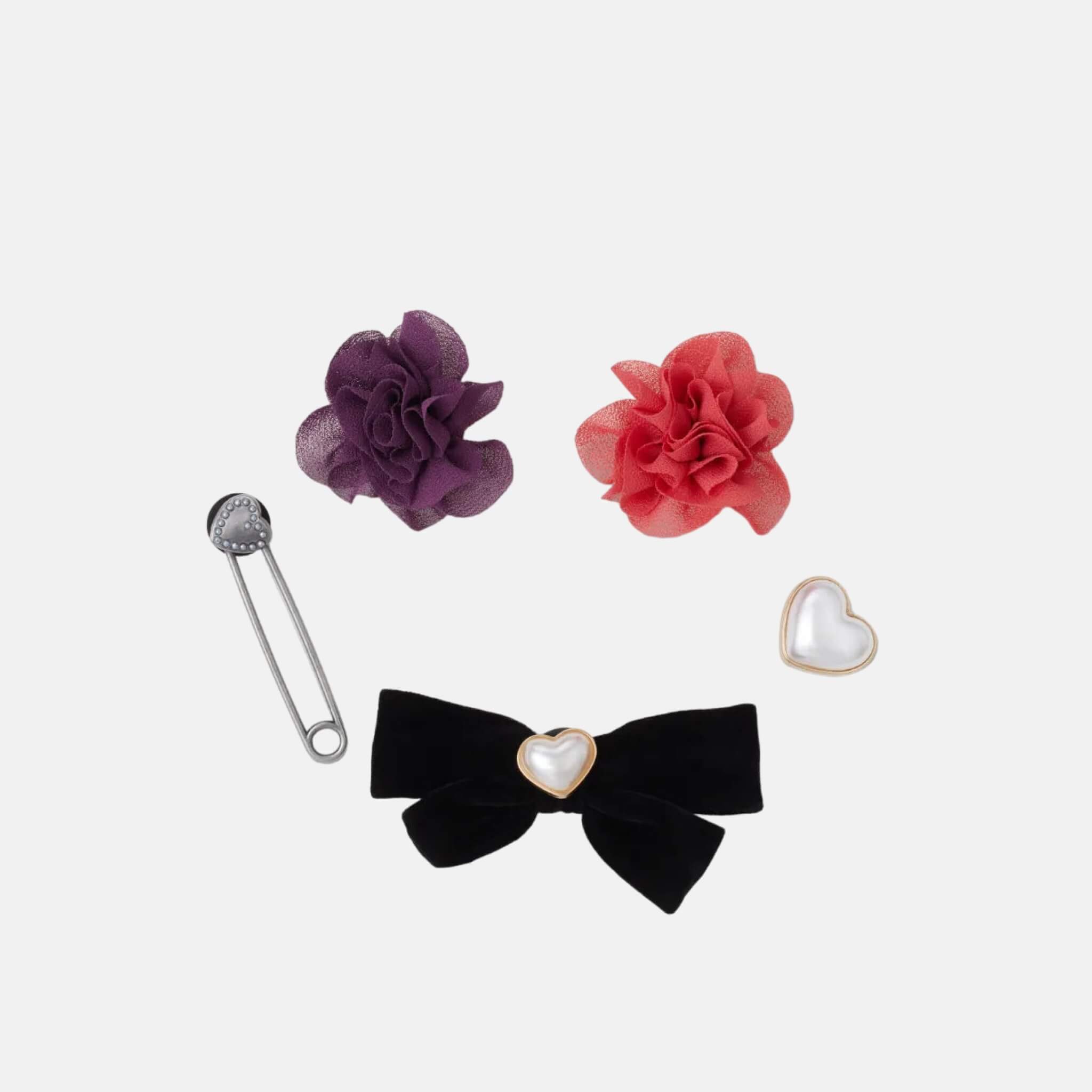 Jibbitz Charms Floral and Pearl 5-Pack