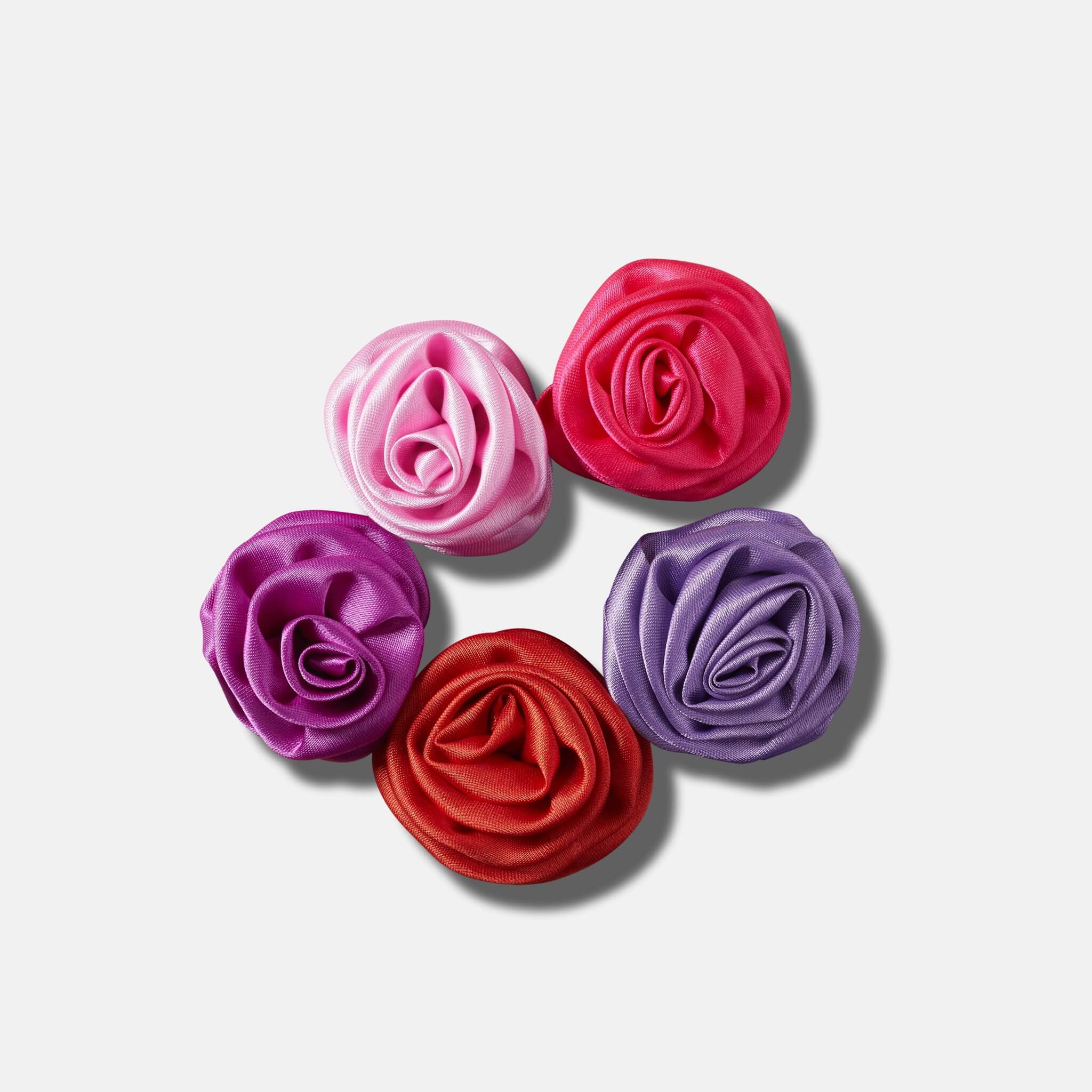 Jibbitz Charms Dark Rosette 5-Pack