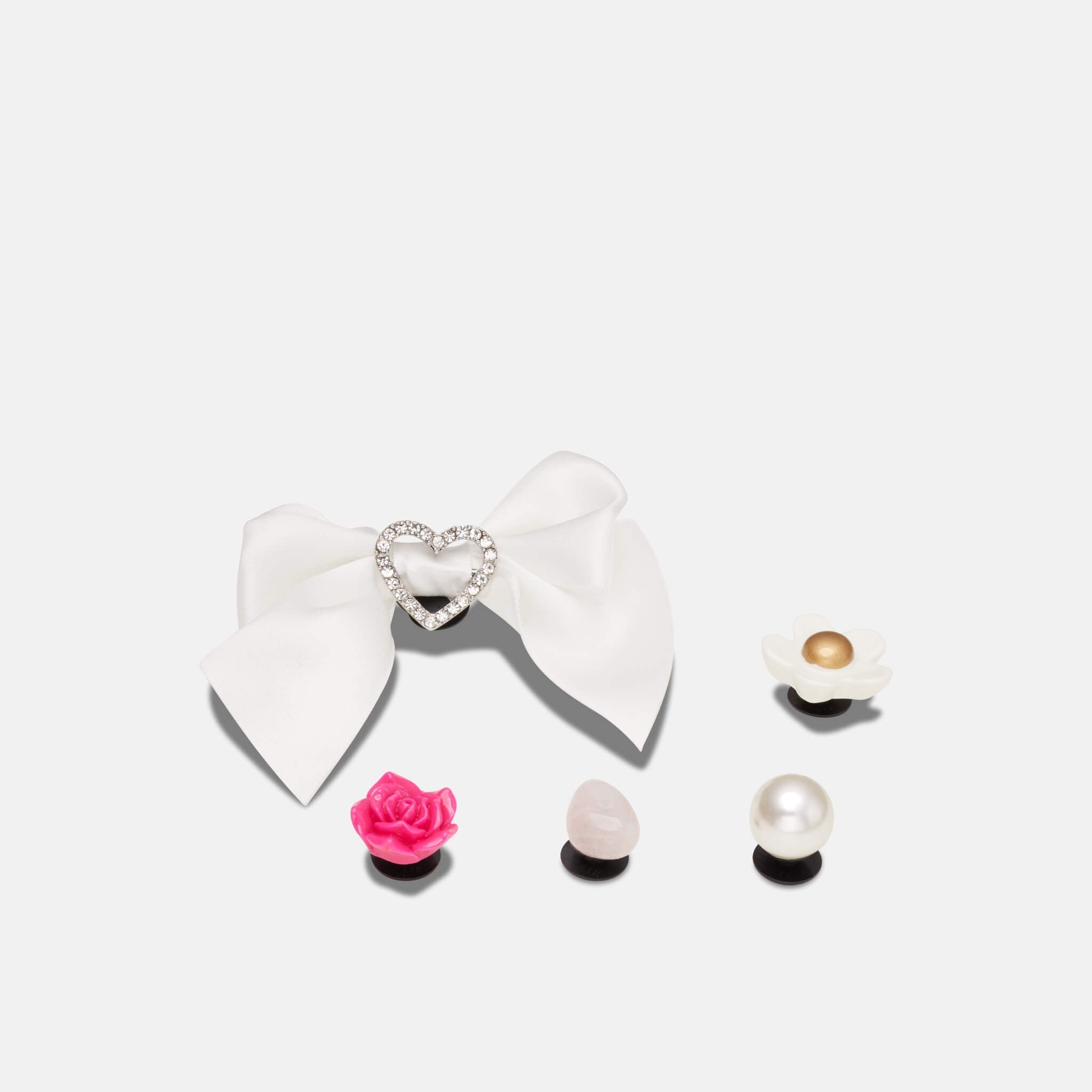 Jibbitz Charms Elegant White 5-Pack